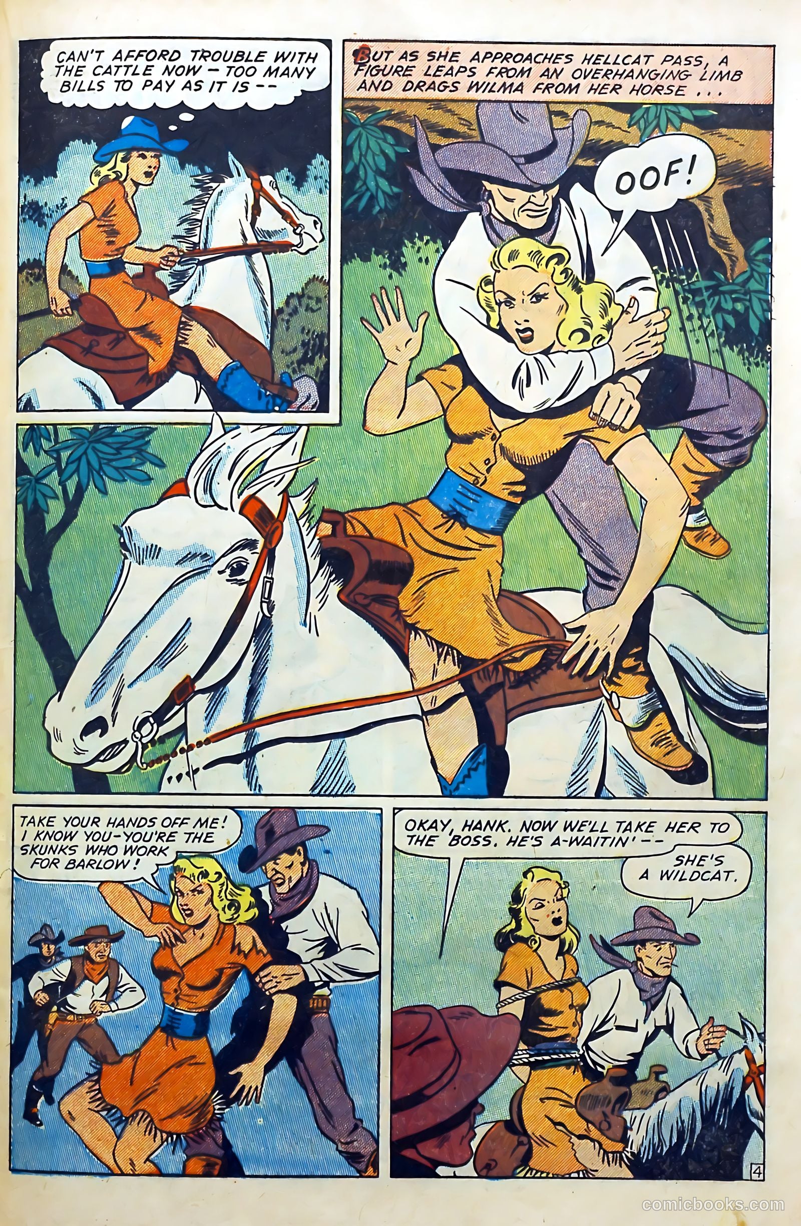 Western Crime Busters #5 (1951) — page 21 of 36