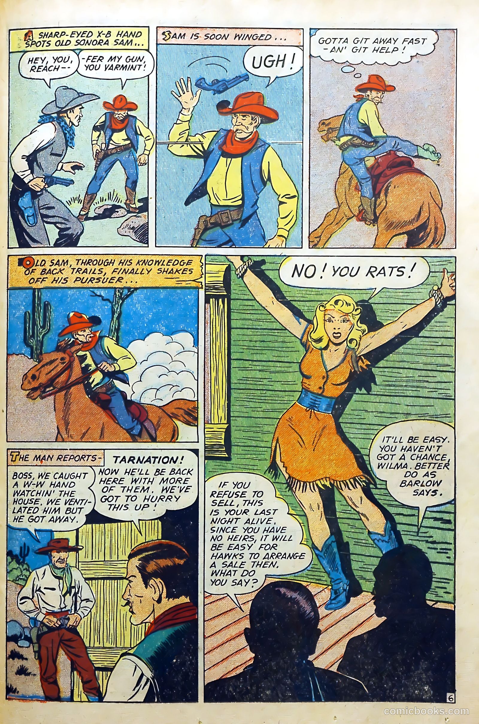 Western Crime Busters #5 (1951) — page 23 of 36