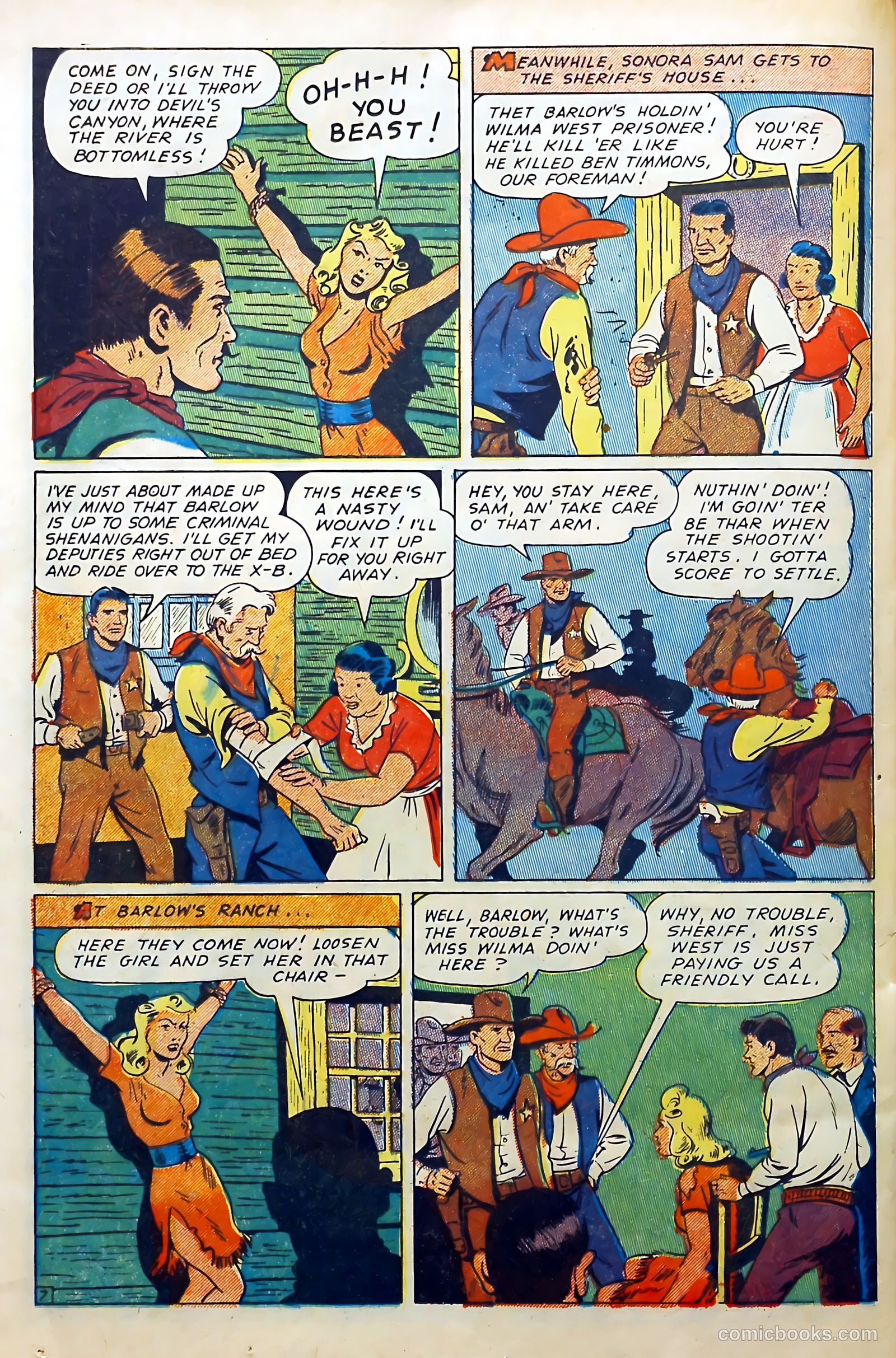 Western Crime Busters #5 (1951) — page 24 of 36