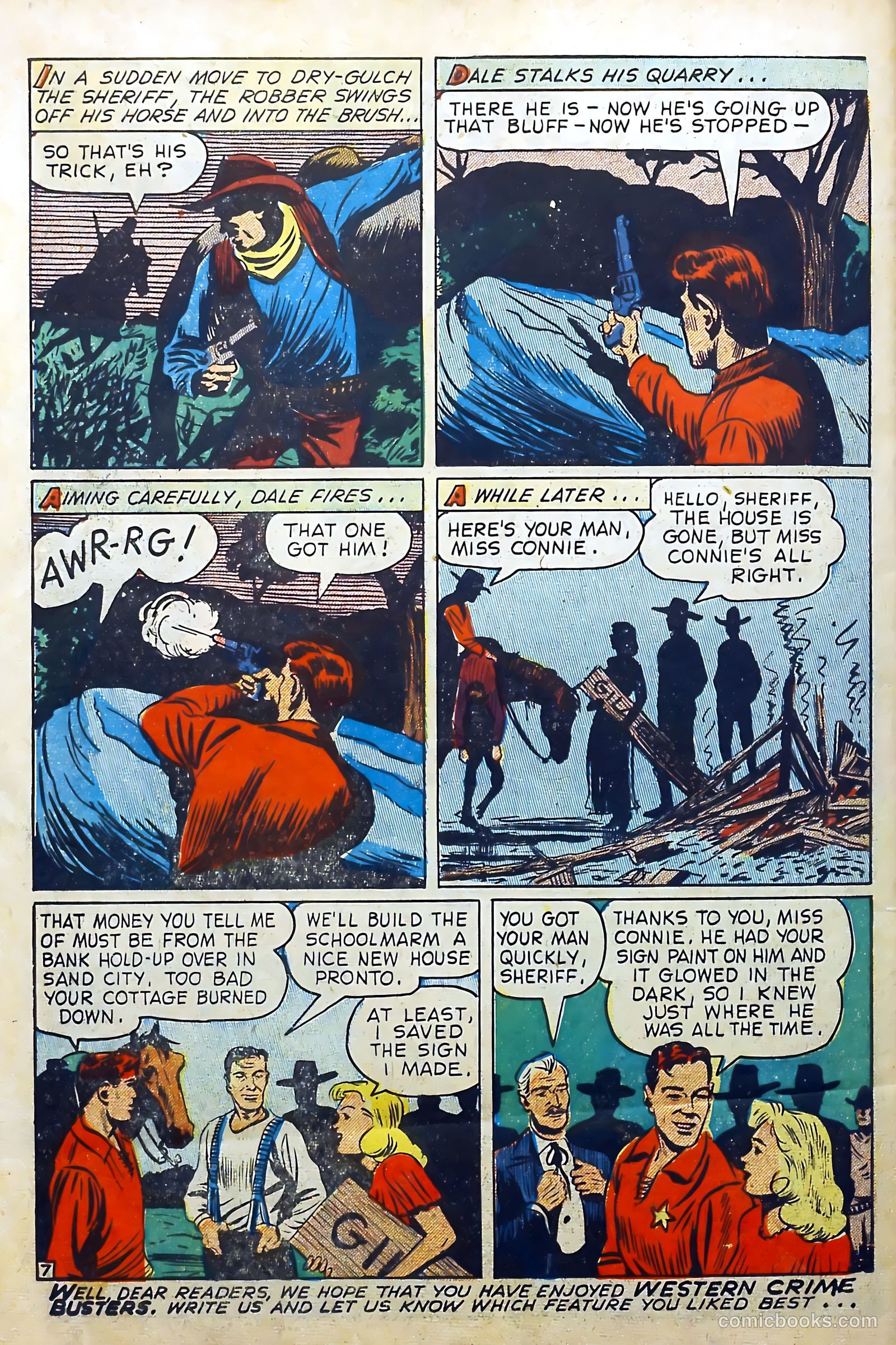 Western Crime Busters #5 (1951) — page 34 of 36