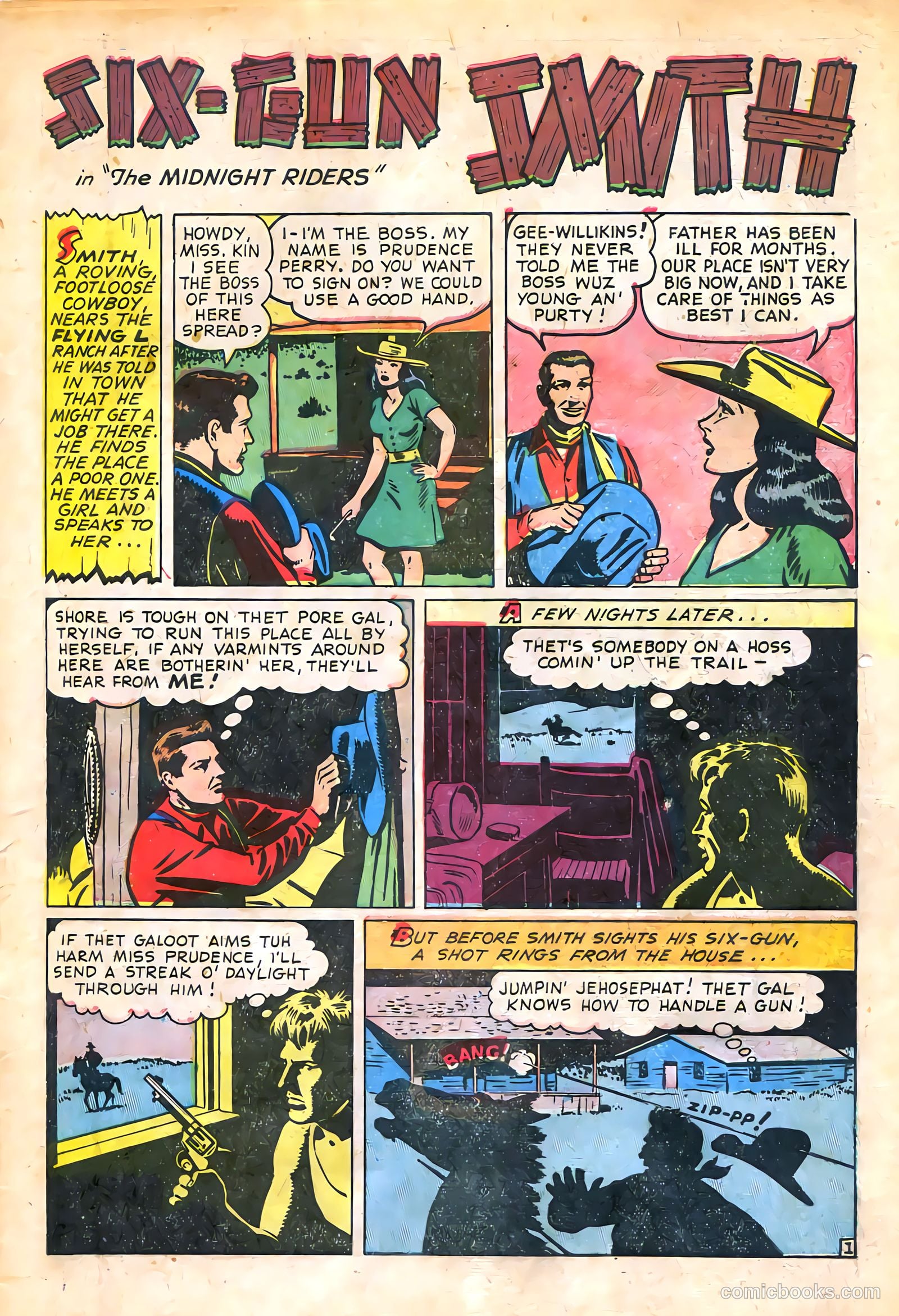 Western Crime Busters #6 (1951) — page 3 of 36