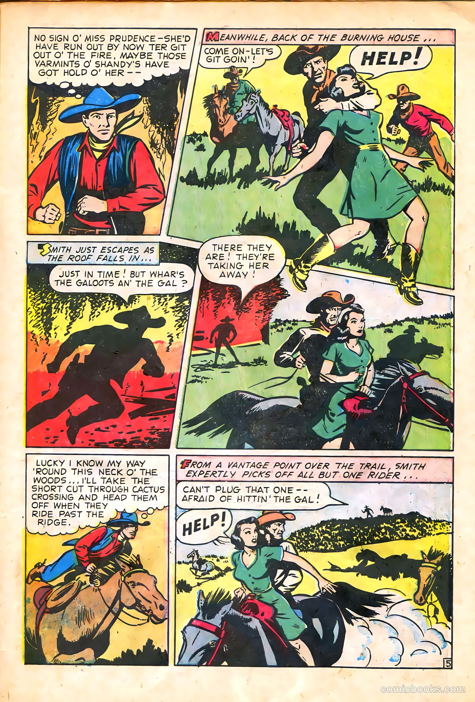 Western Crime Busters #6 (1951) — page 7 of 36