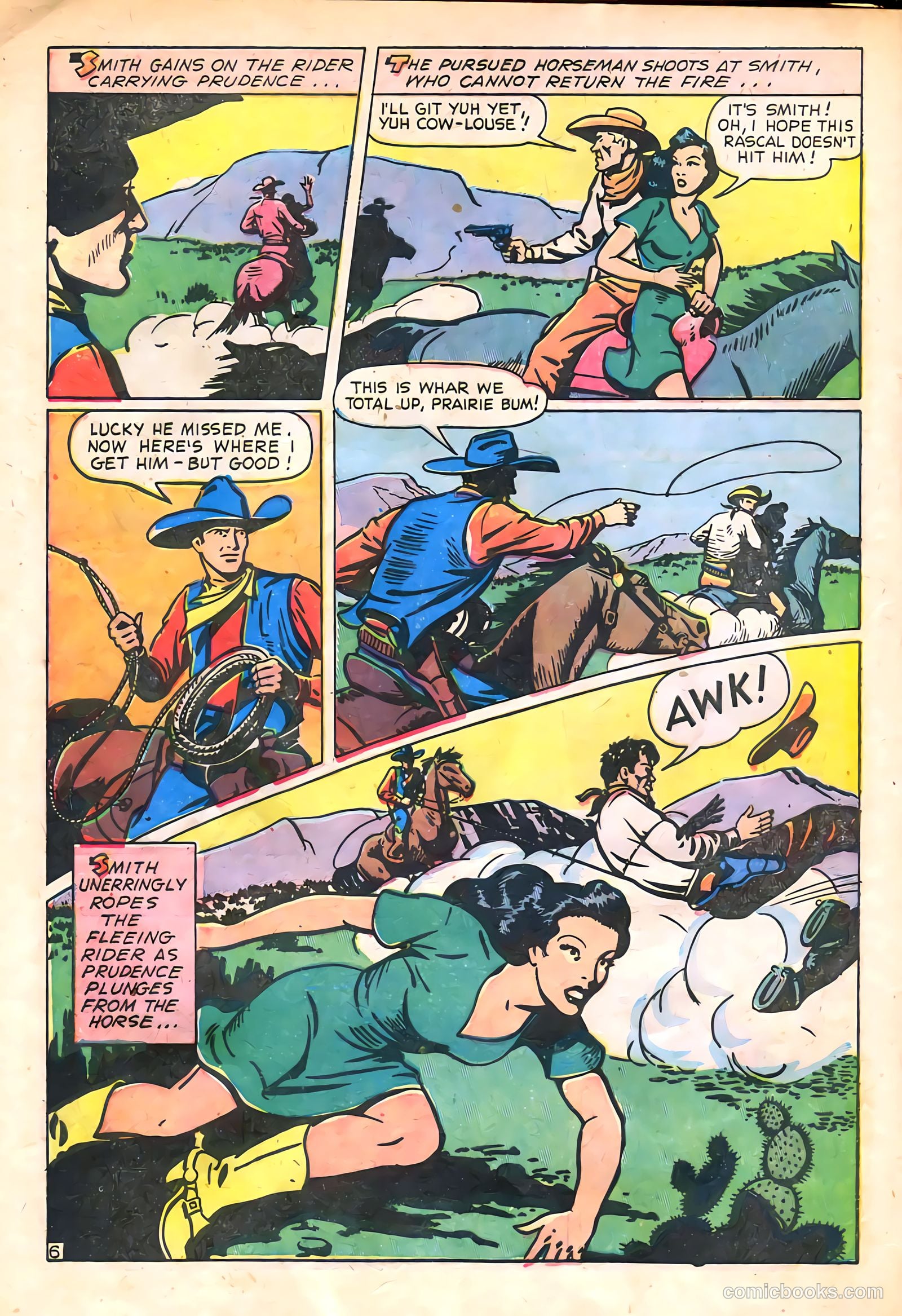 Western Crime Busters #6 (1951) — page 8 of 36