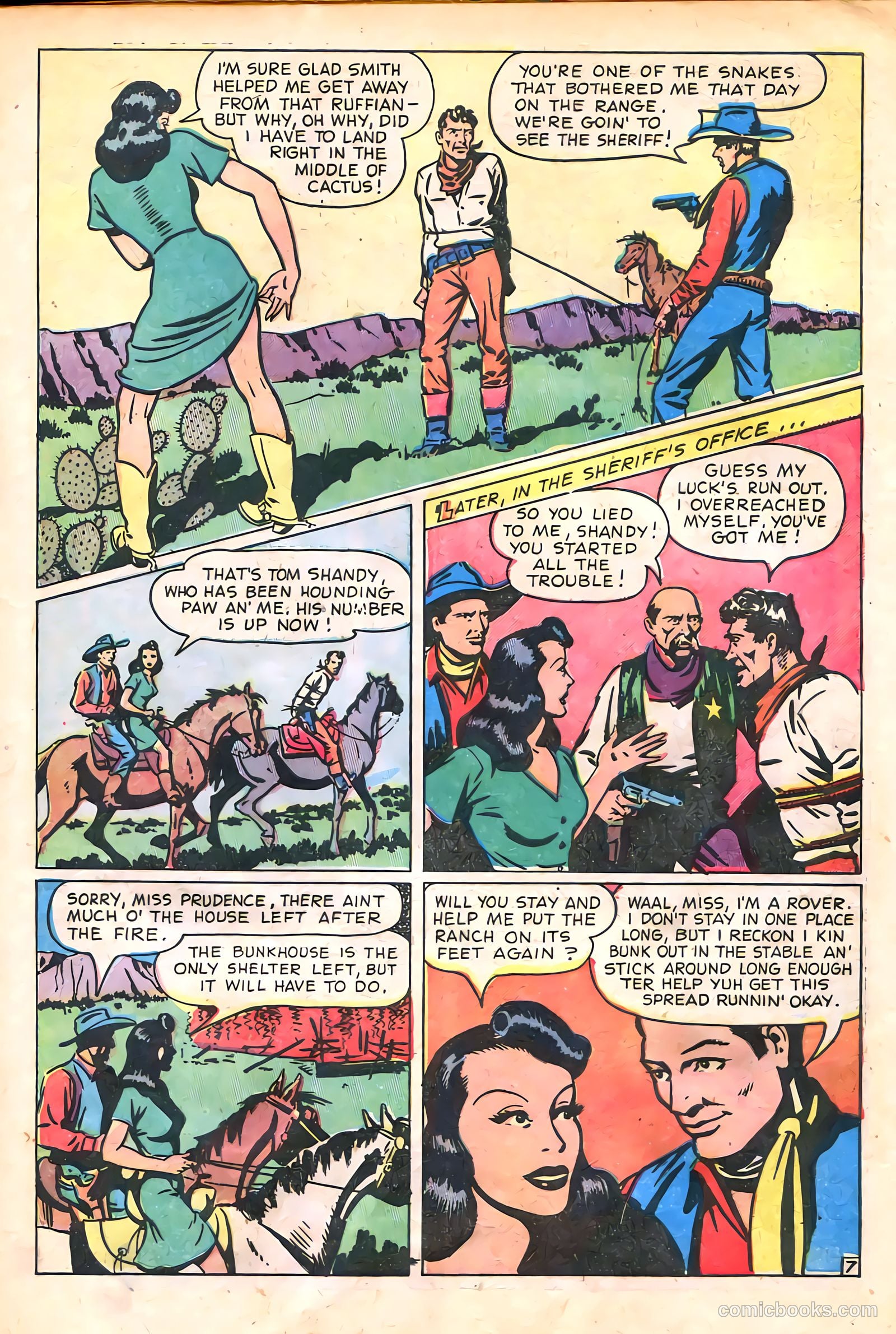 Western Crime Busters #6 (1951) — page 9 of 36