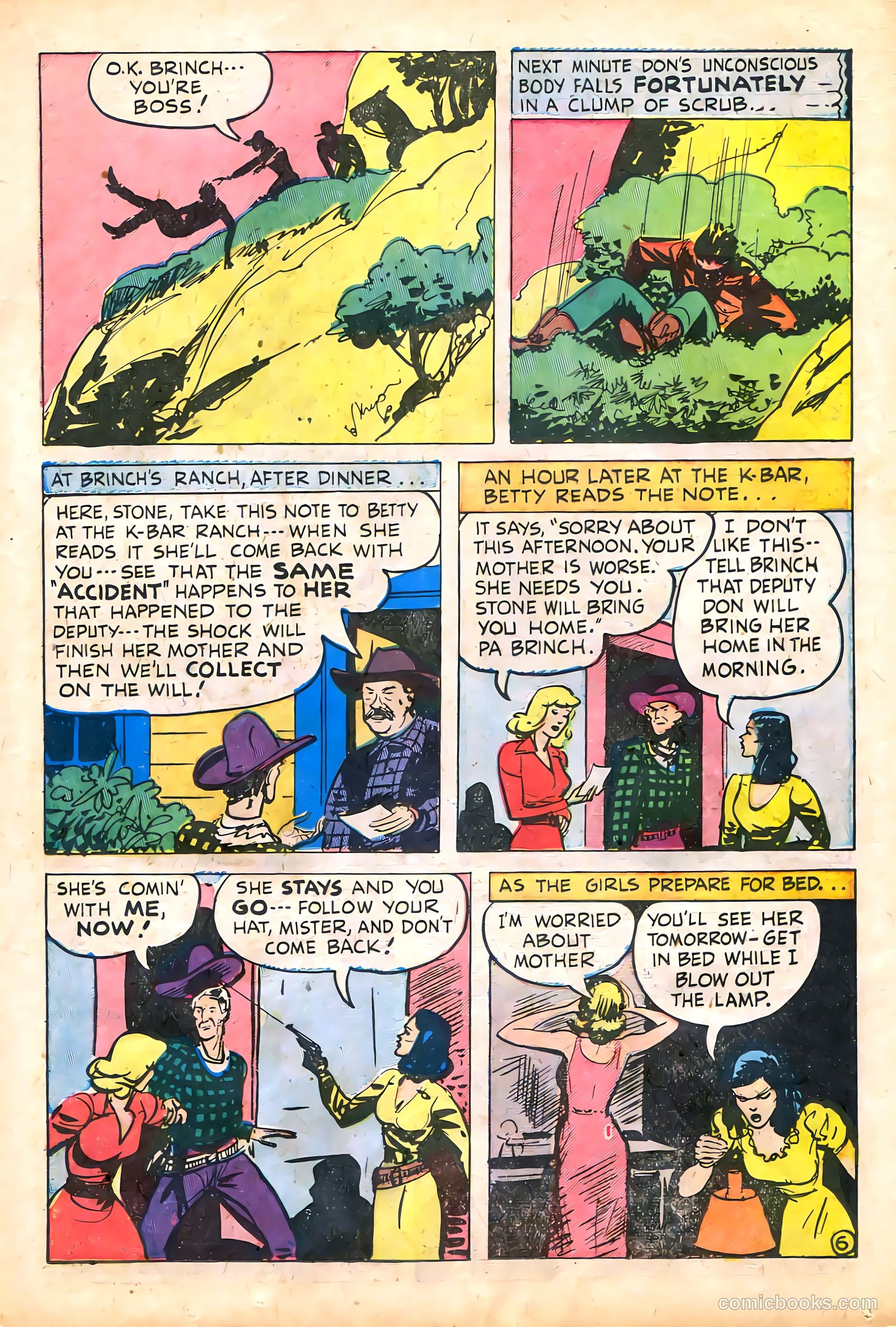 Western Crime Busters #6 (1951) — page 15 of 36