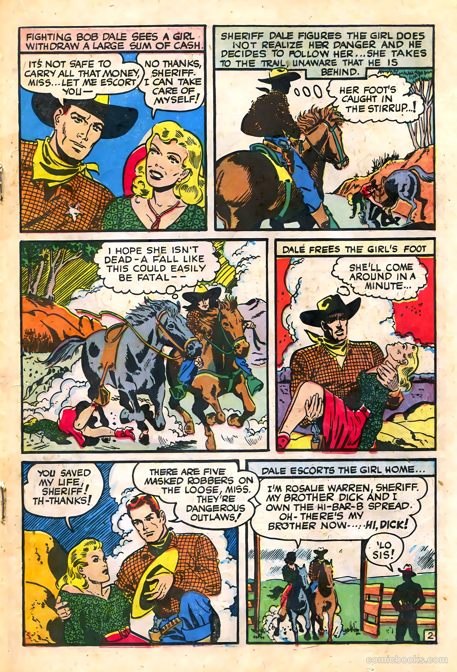 Western Crime Busters #6 (1951) — page 19 of 36