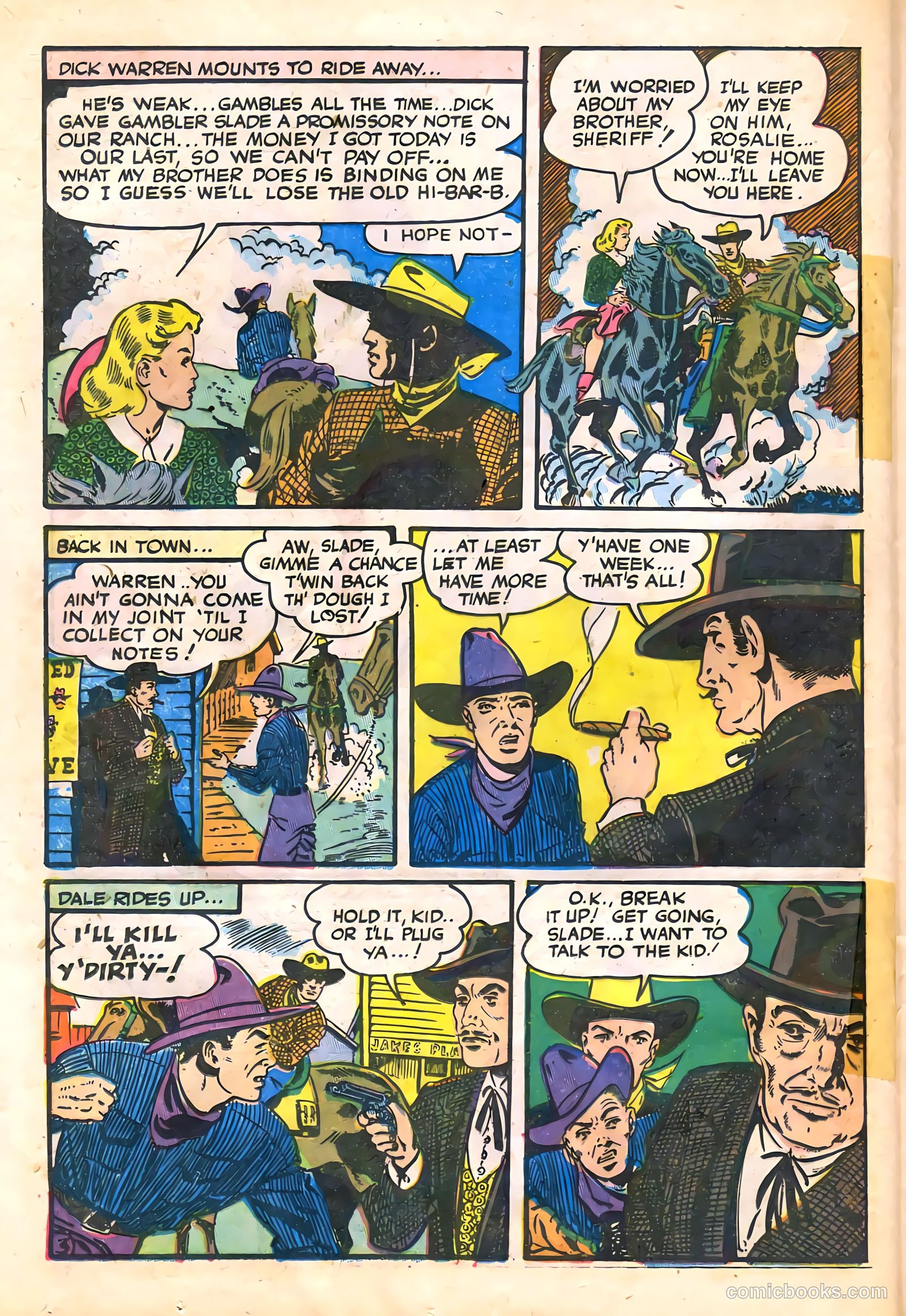 Western Crime Busters #6 (1951) — page 20 of 36