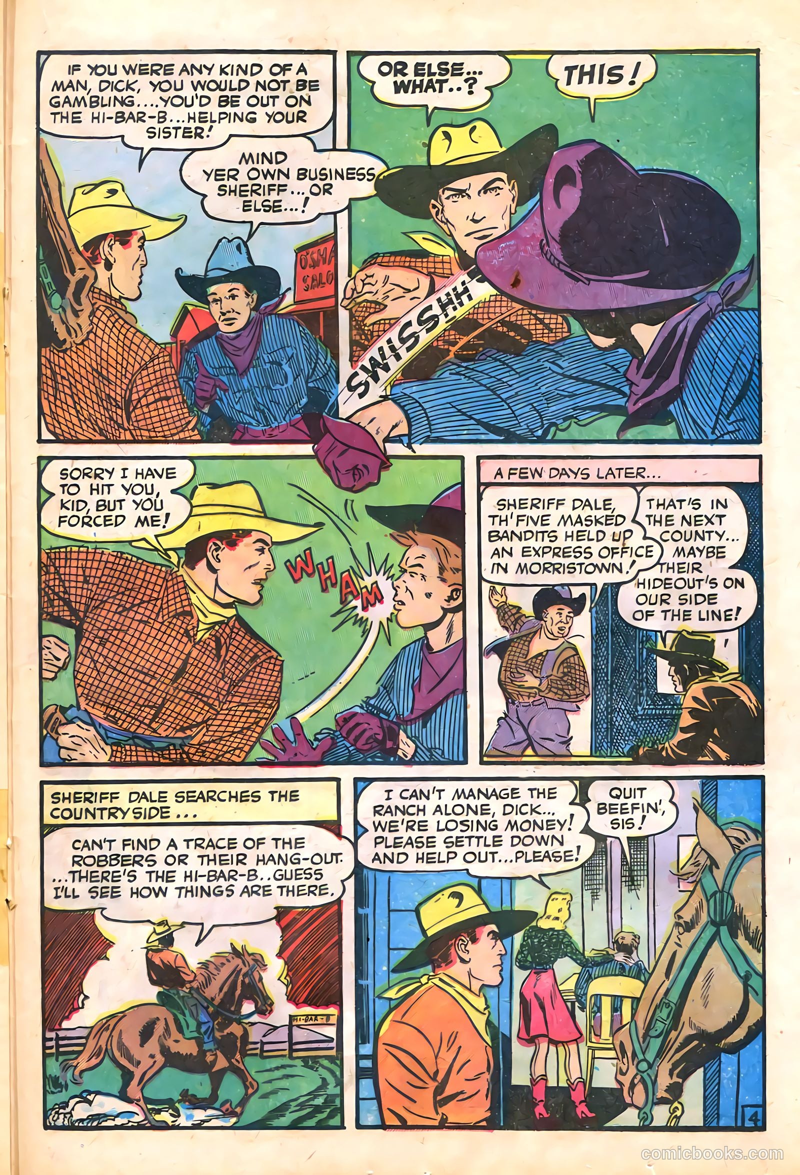 Western Crime Busters #6 (1951) — page 21 of 36
