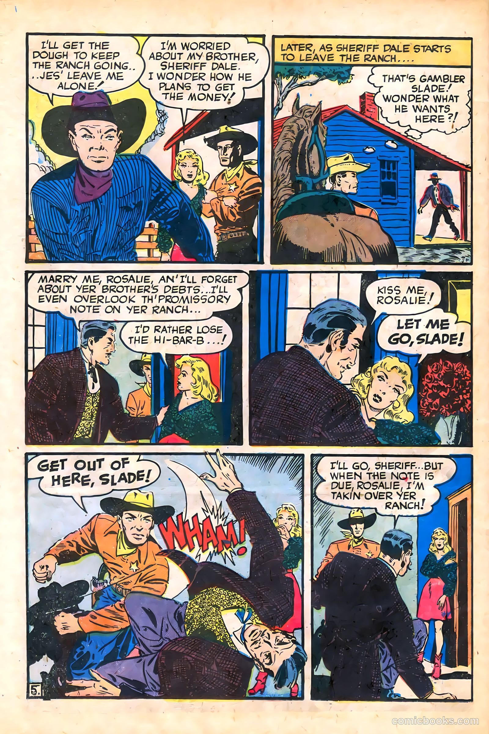 Western Crime Busters #6 (1951) — page 22 of 36