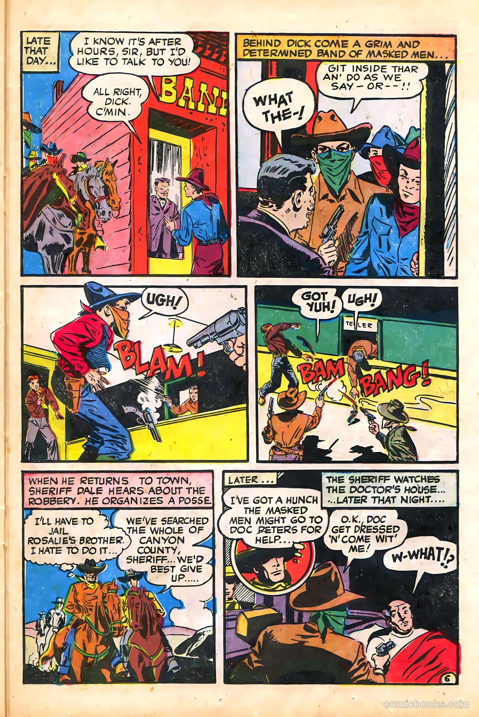 Western Crime Busters #6 (1951) — page 23 of 36