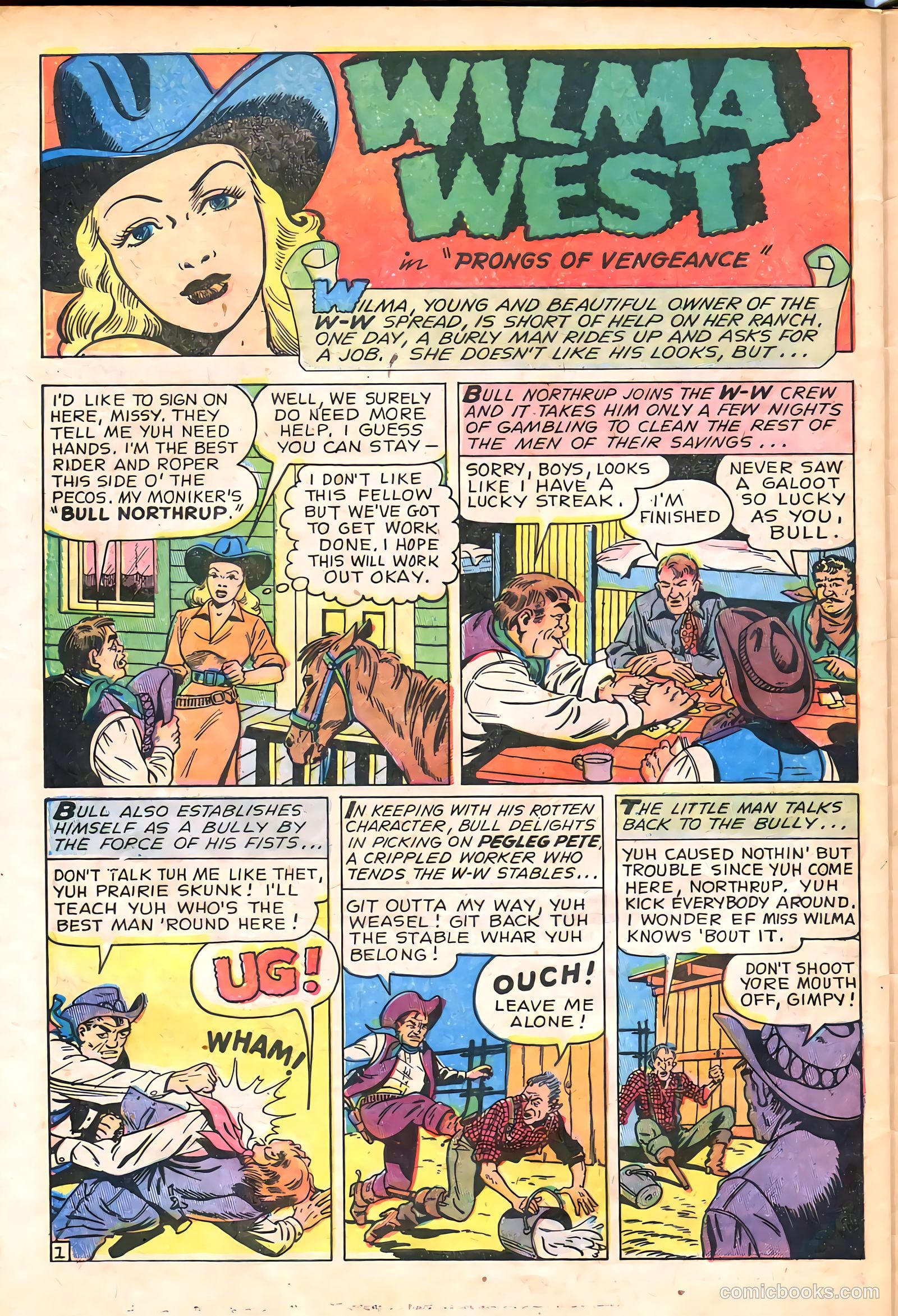 Western Crime Busters #6 (1951) — page 28 of 36