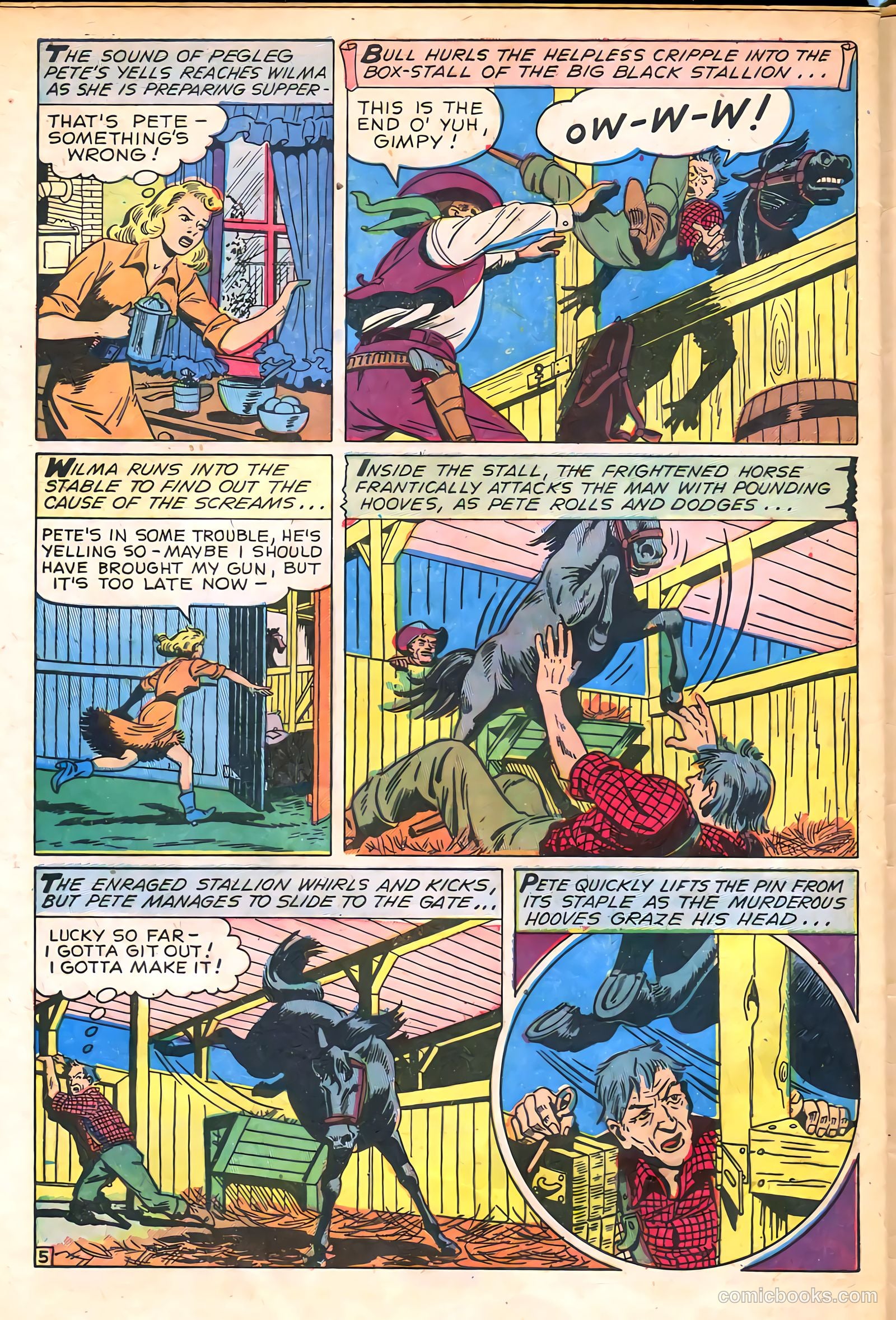Western Crime Busters #6 (1951) — page 32 of 36