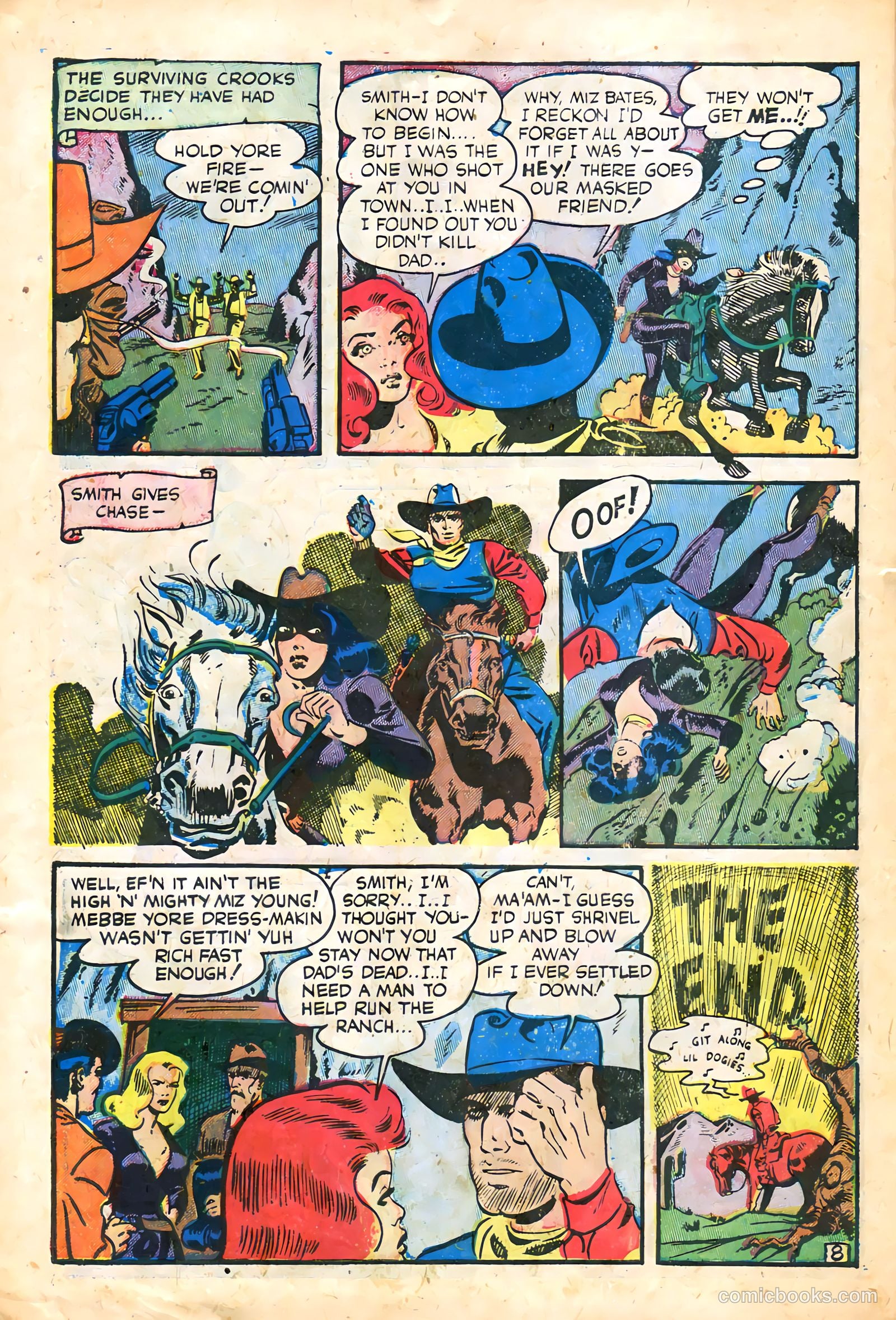 Western Crime Busters #7 (1951) — page 10 of 36