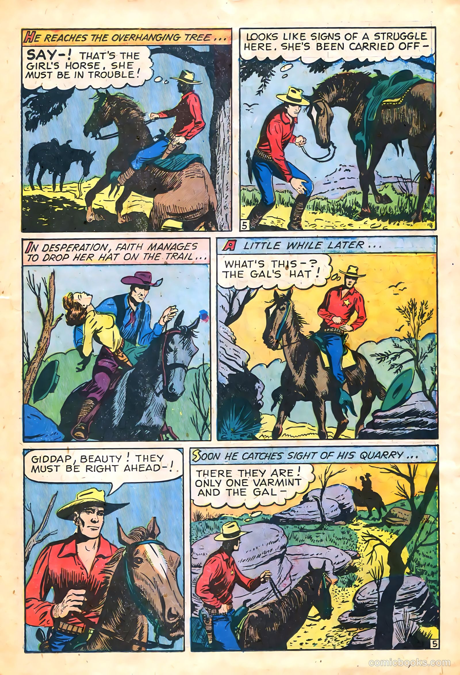 Western Crime Busters #7 (1951) — page 15 of 36