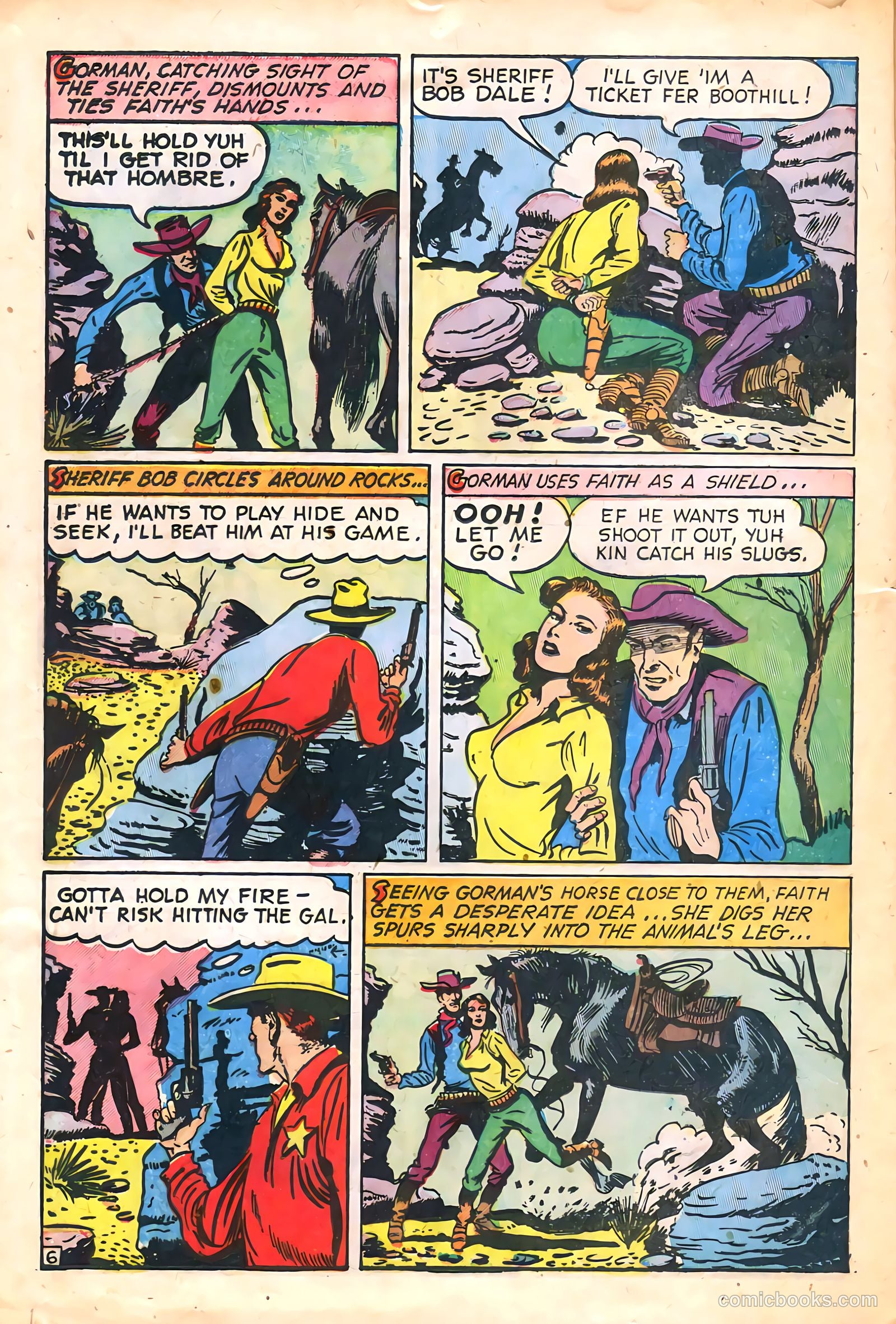 Western Crime Busters #7 (1951) — page 16 of 36