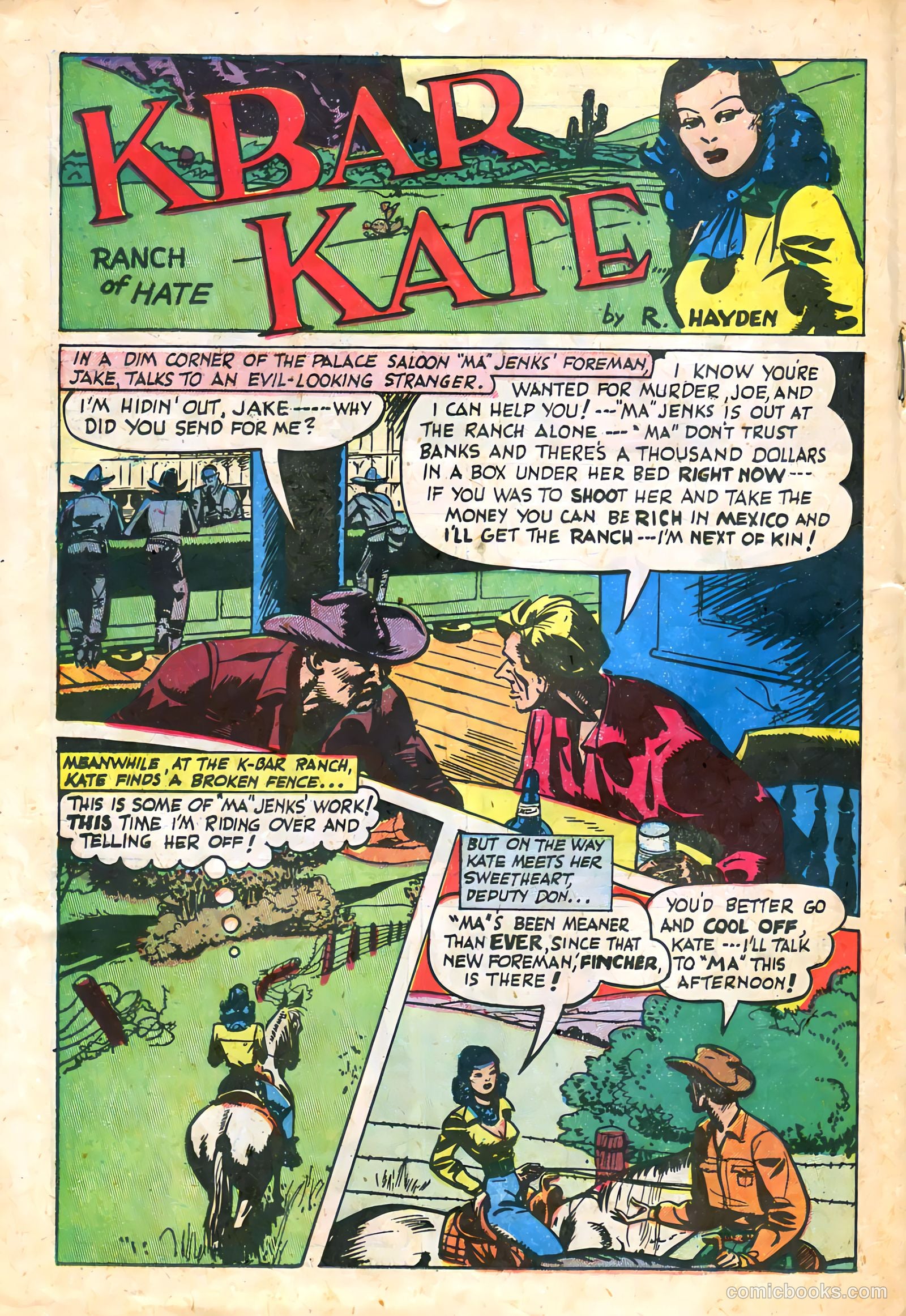 Western Crime Busters #7 (1951) — page 18 of 36