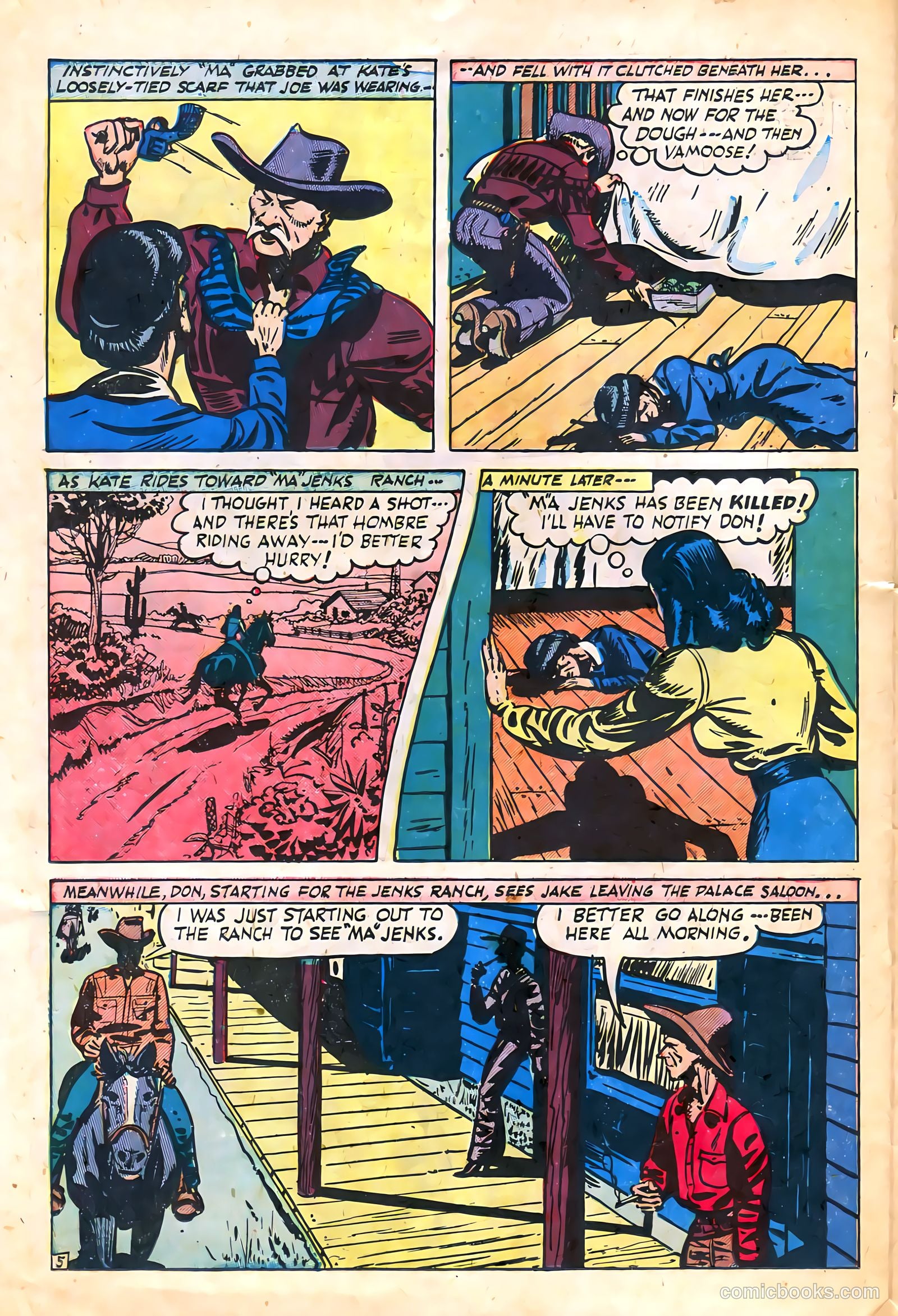 Western Crime Busters #7 (1951) — page 22 of 36