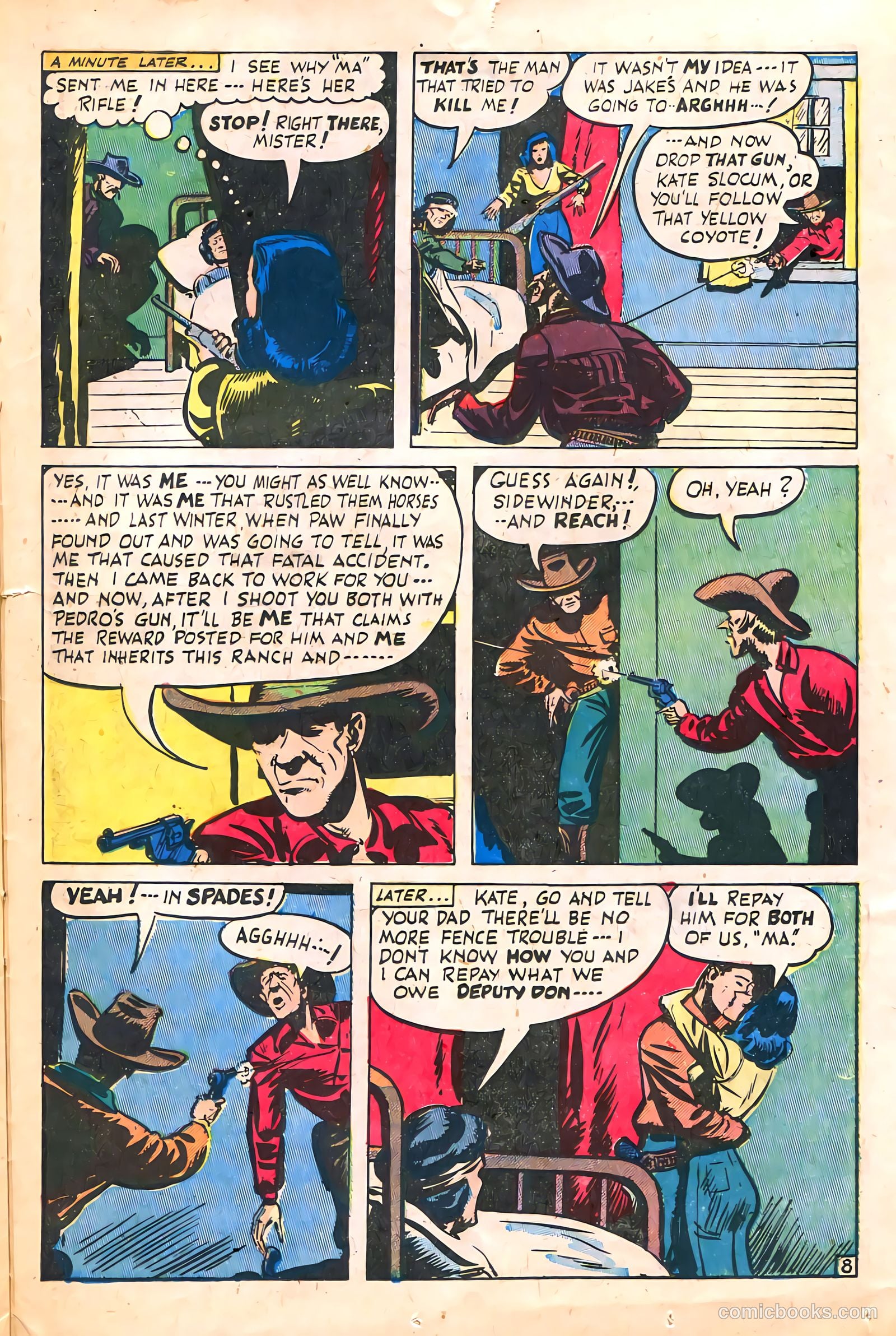 Western Crime Busters #7 (1951) — page 25 of 36