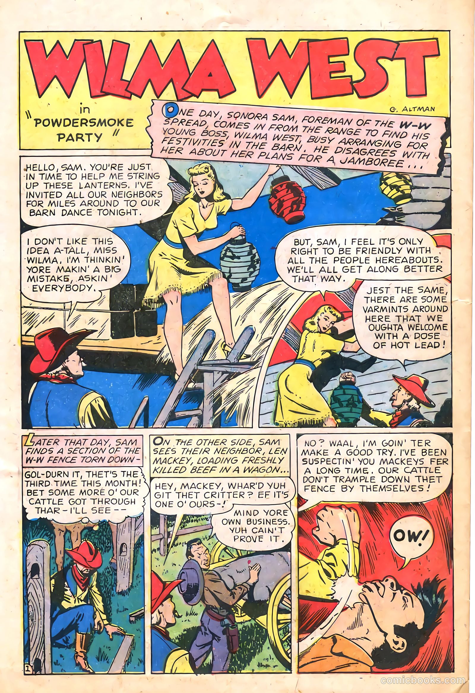 Western Crime Busters #7 (1951) — page 28 of 36