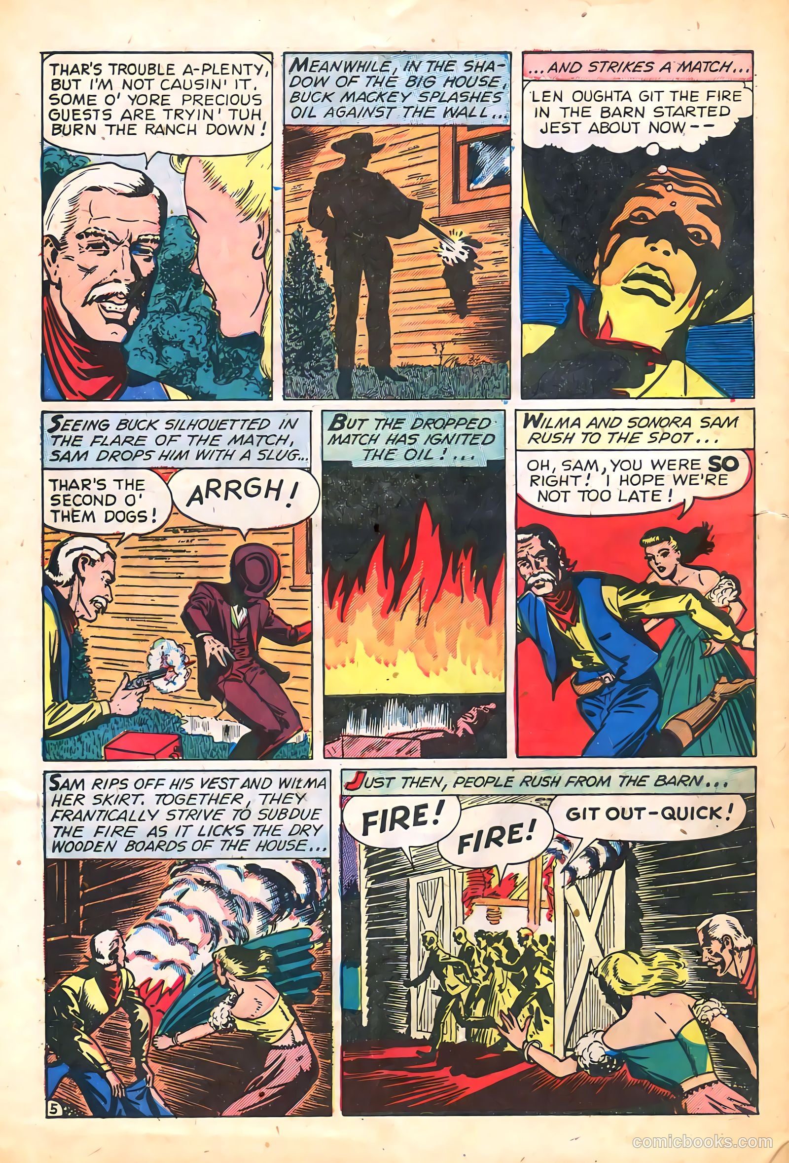 Western Crime Busters #7 (1951) — page 32 of 36