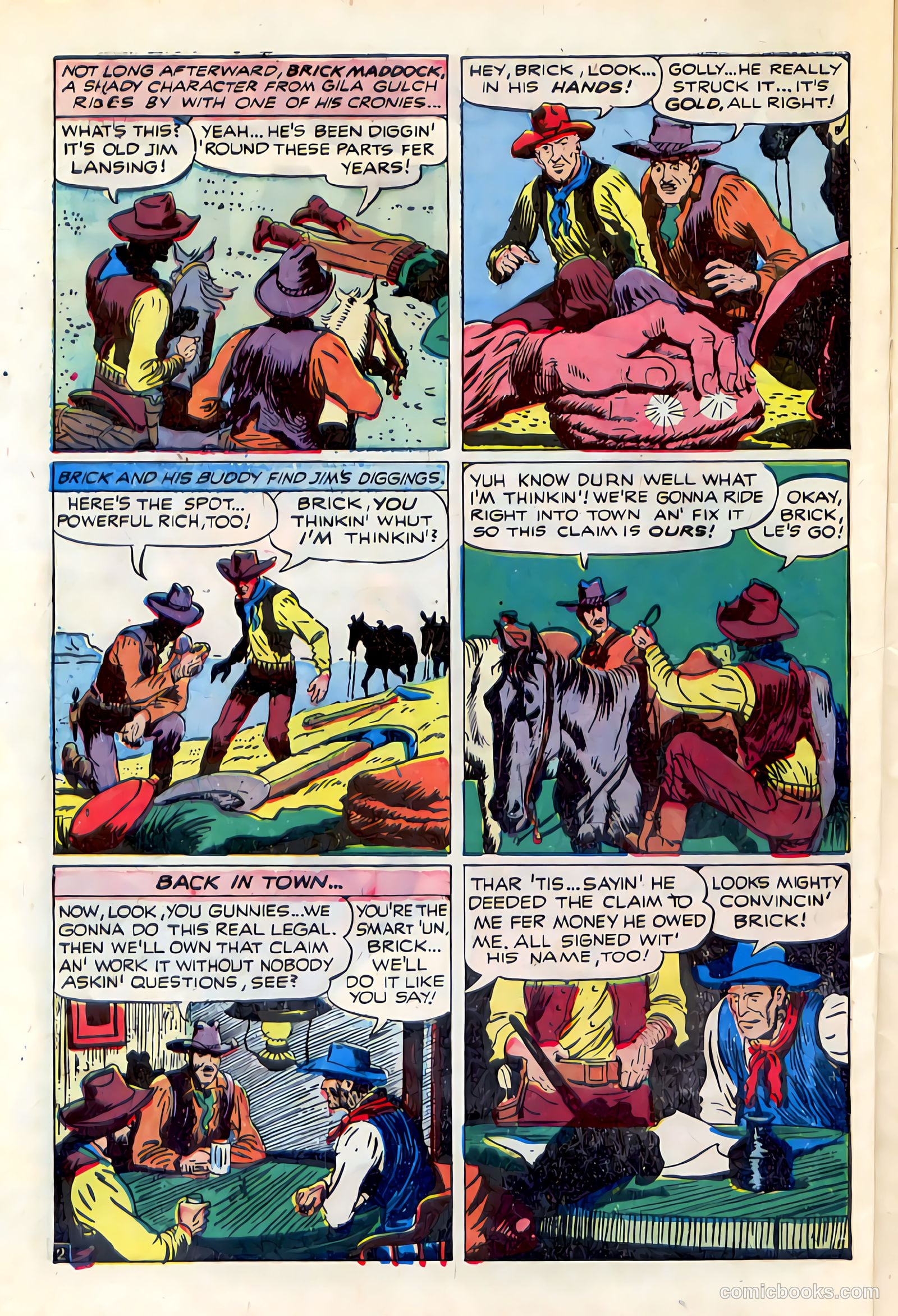 Western Crime Busters #8 (1951) — page 4 of 36