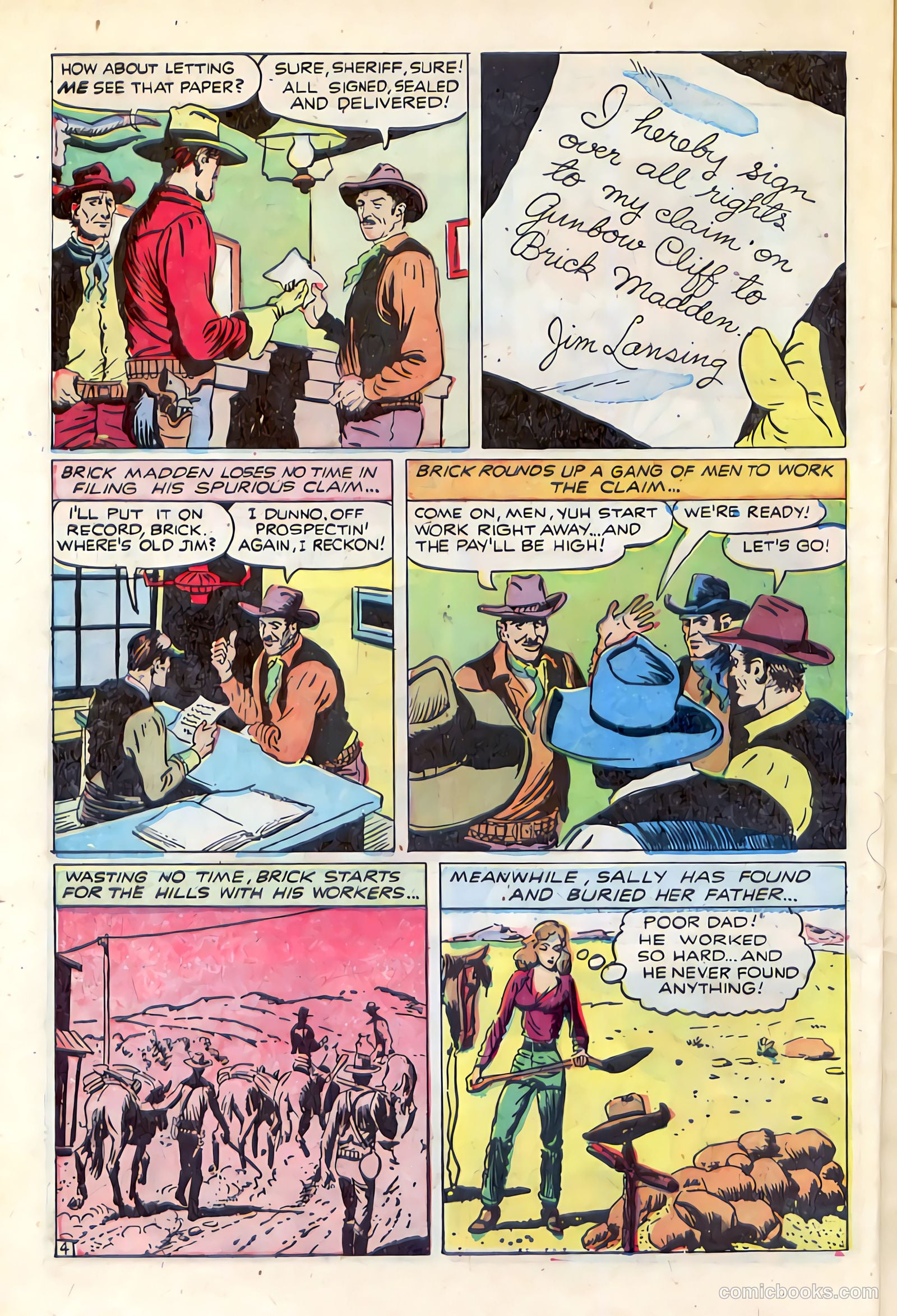 Western Crime Busters #8 (1951) — page 6 of 36