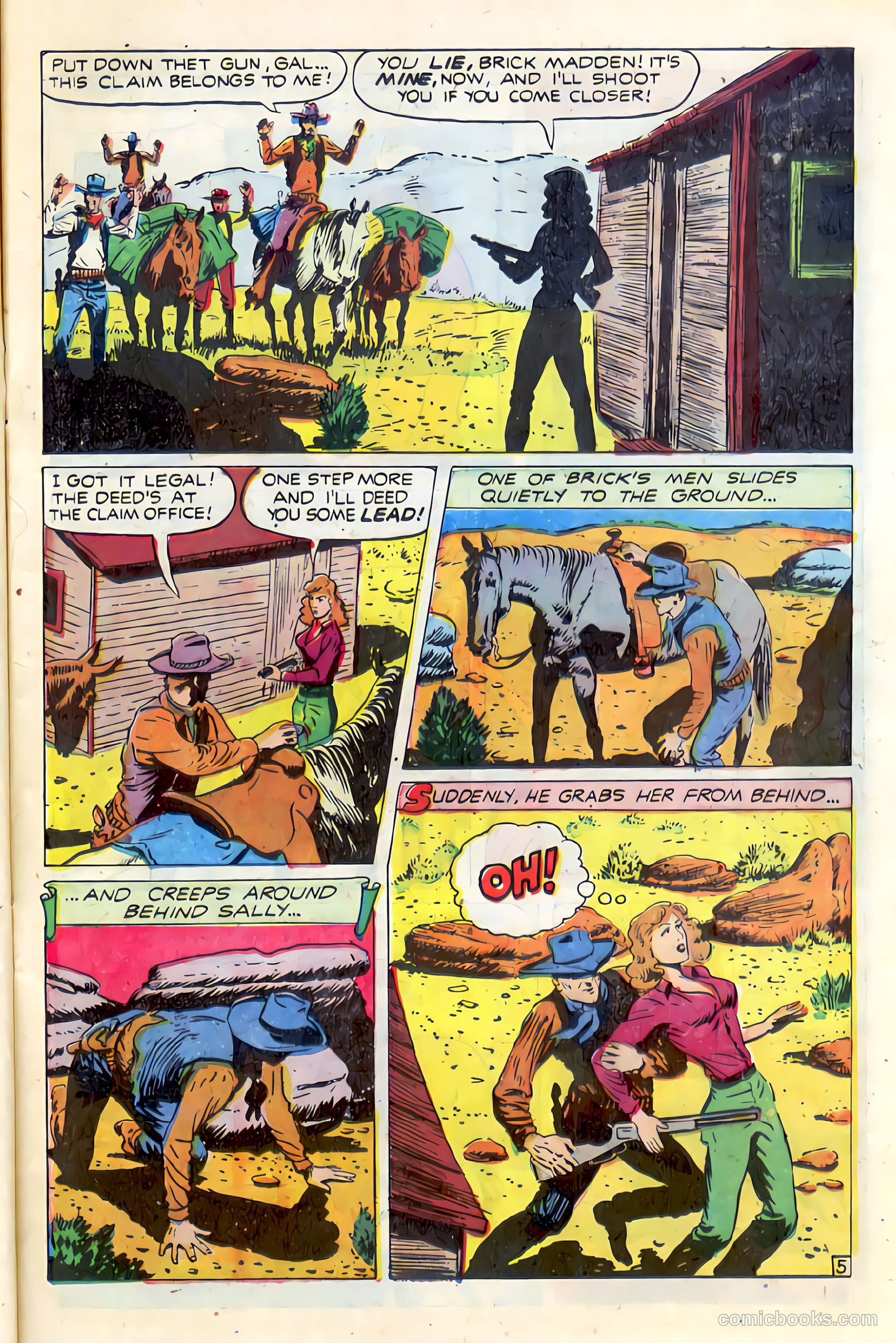 Western Crime Busters #8 (1951) — page 7 of 36