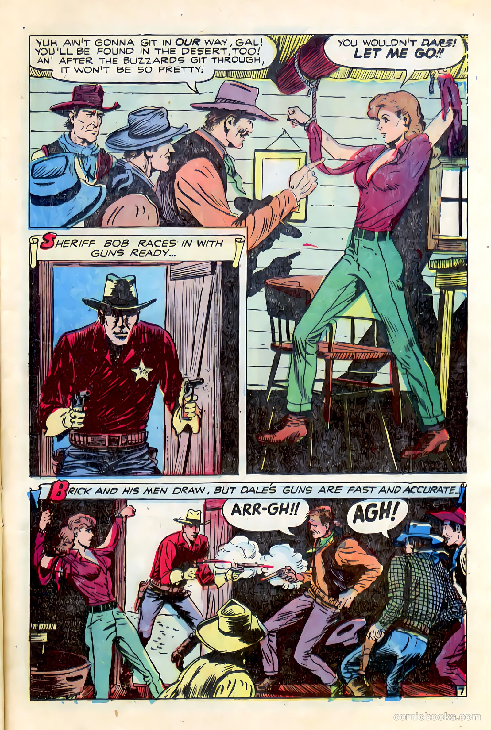 Western Crime Busters #8 (1951) — page 9 of 36