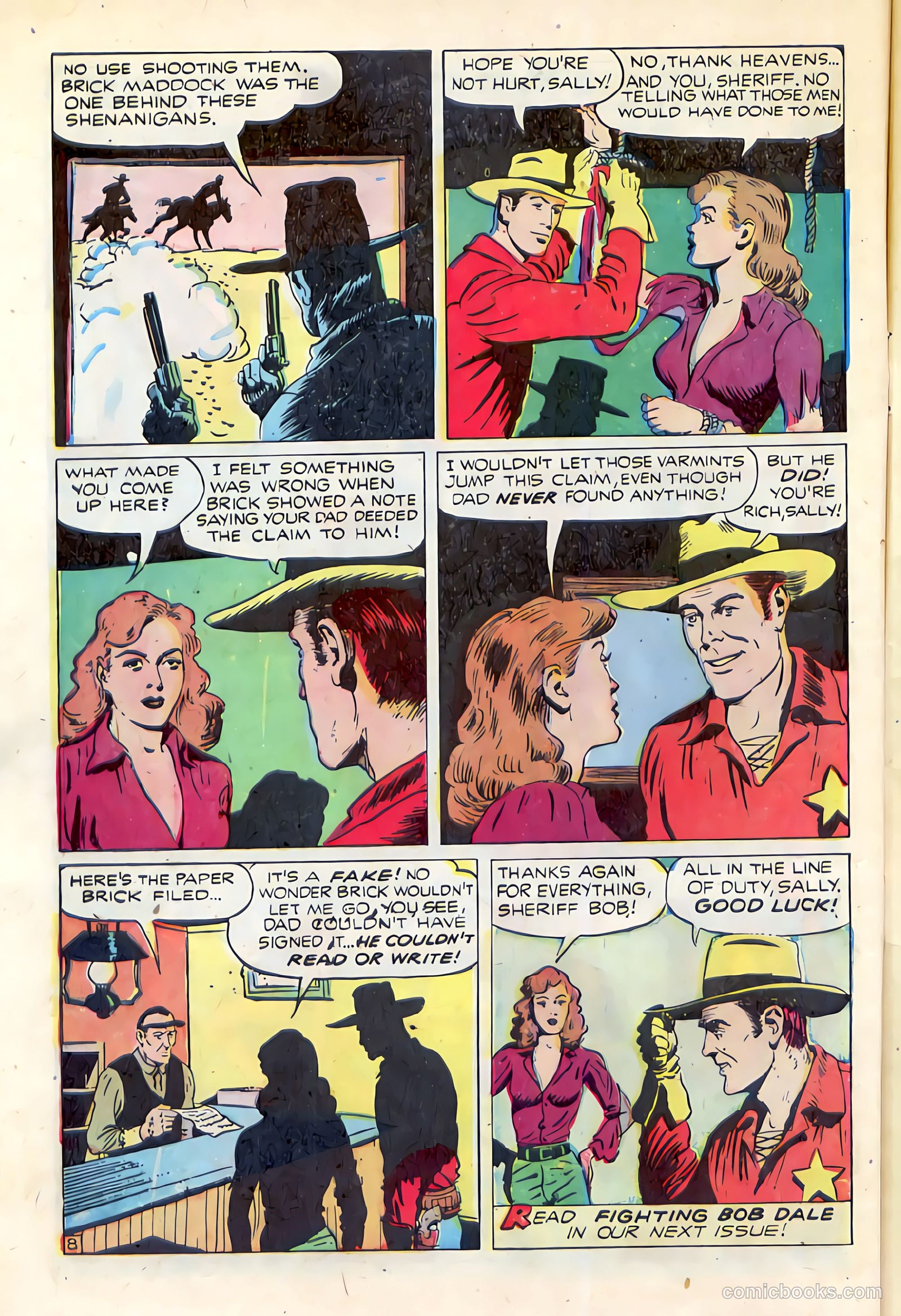 Western Crime Busters #8 (1951) — page 10 of 36