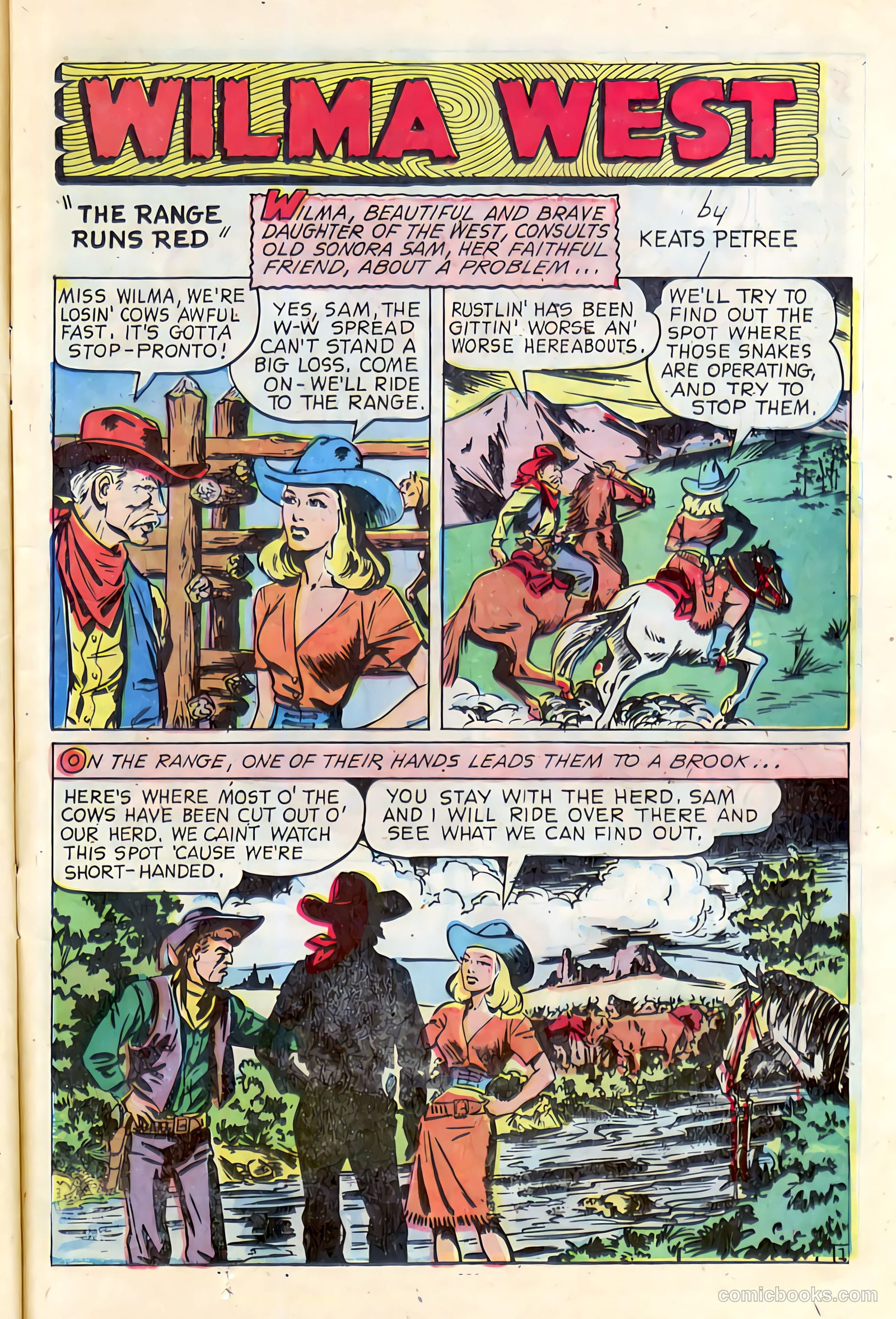 Western Crime Busters #8 (1951) — page 11 of 36