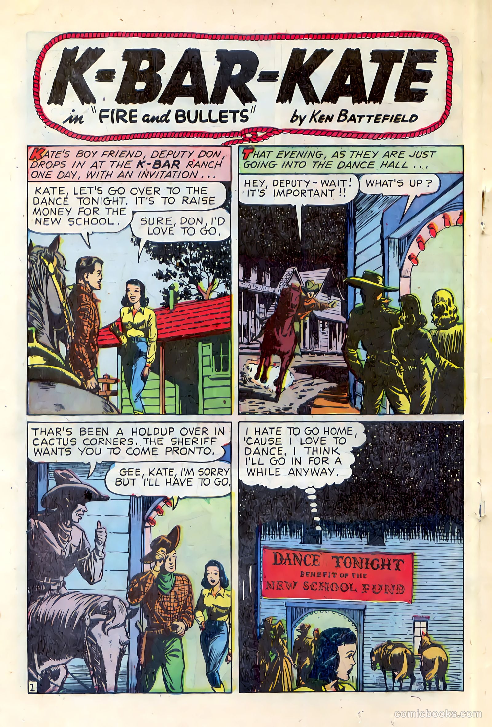 Western Crime Busters #8 (1951) — page 18 of 36