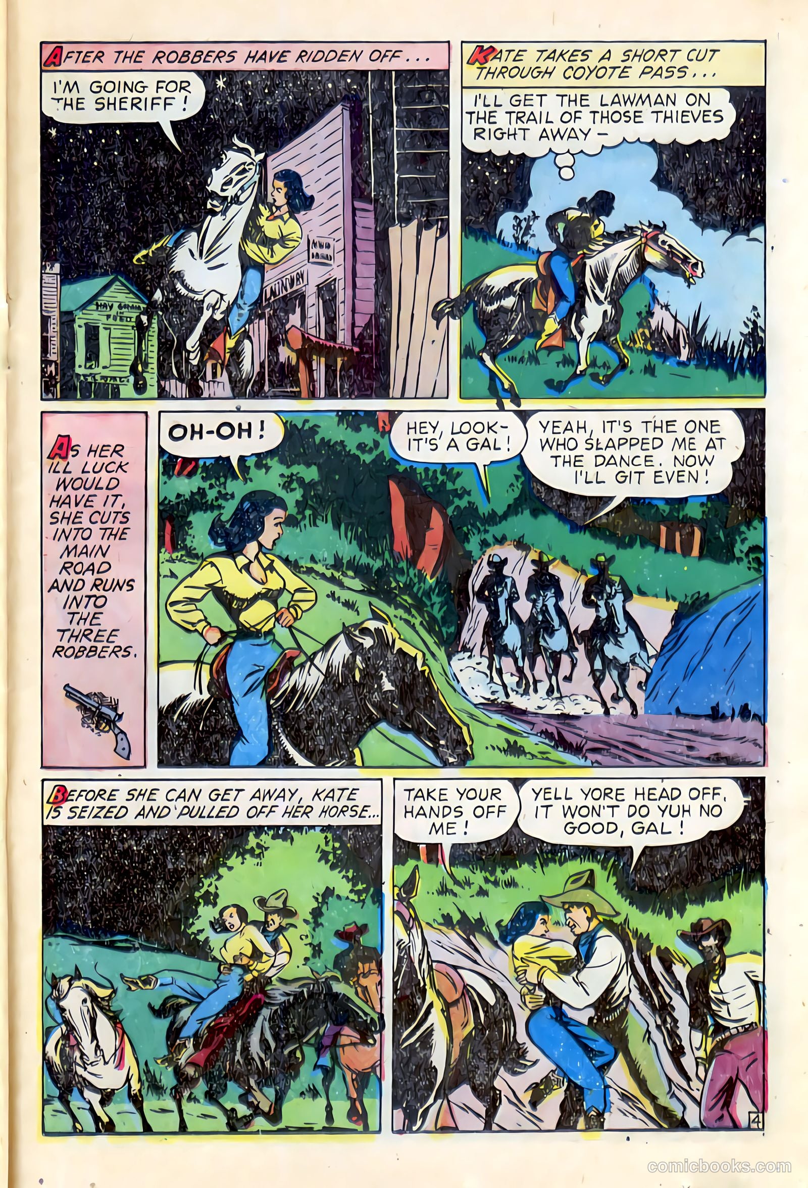 Western Crime Busters #8 (1951) — page 21 of 36