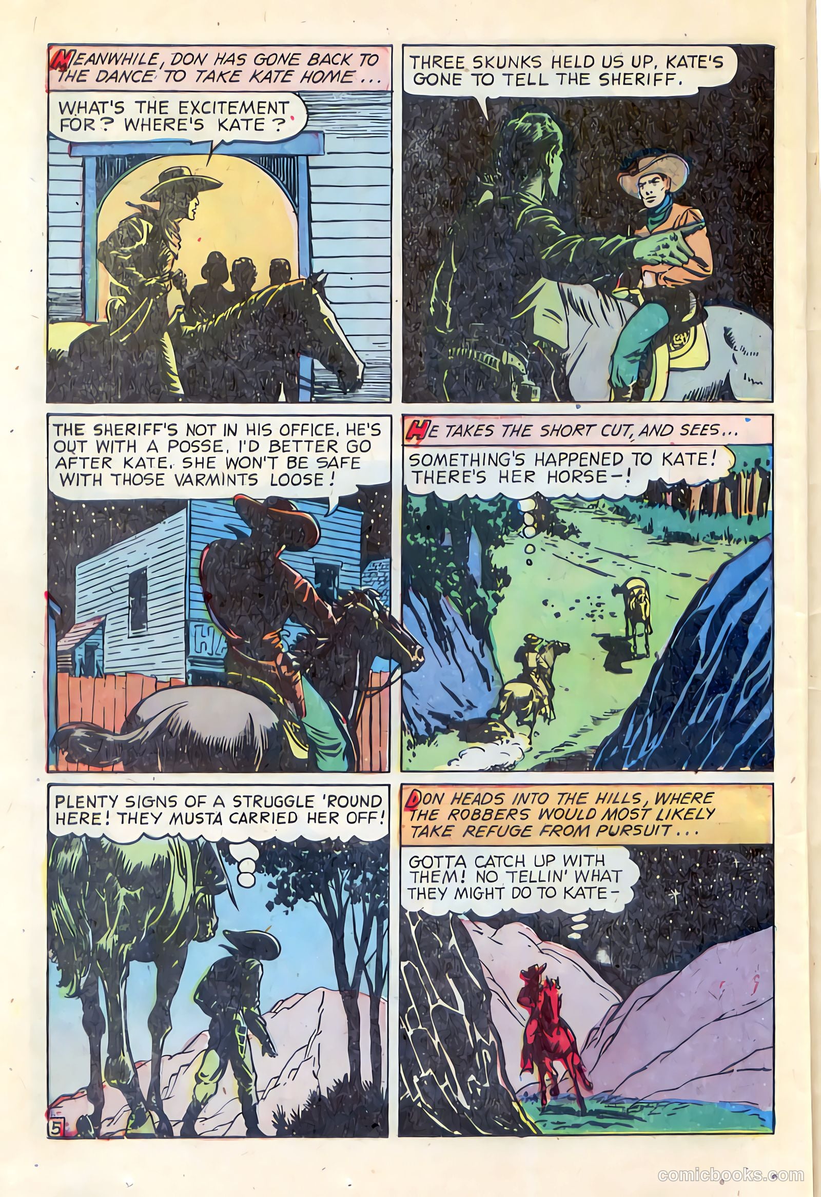 Western Crime Busters #8 (1951) — page 22 of 36