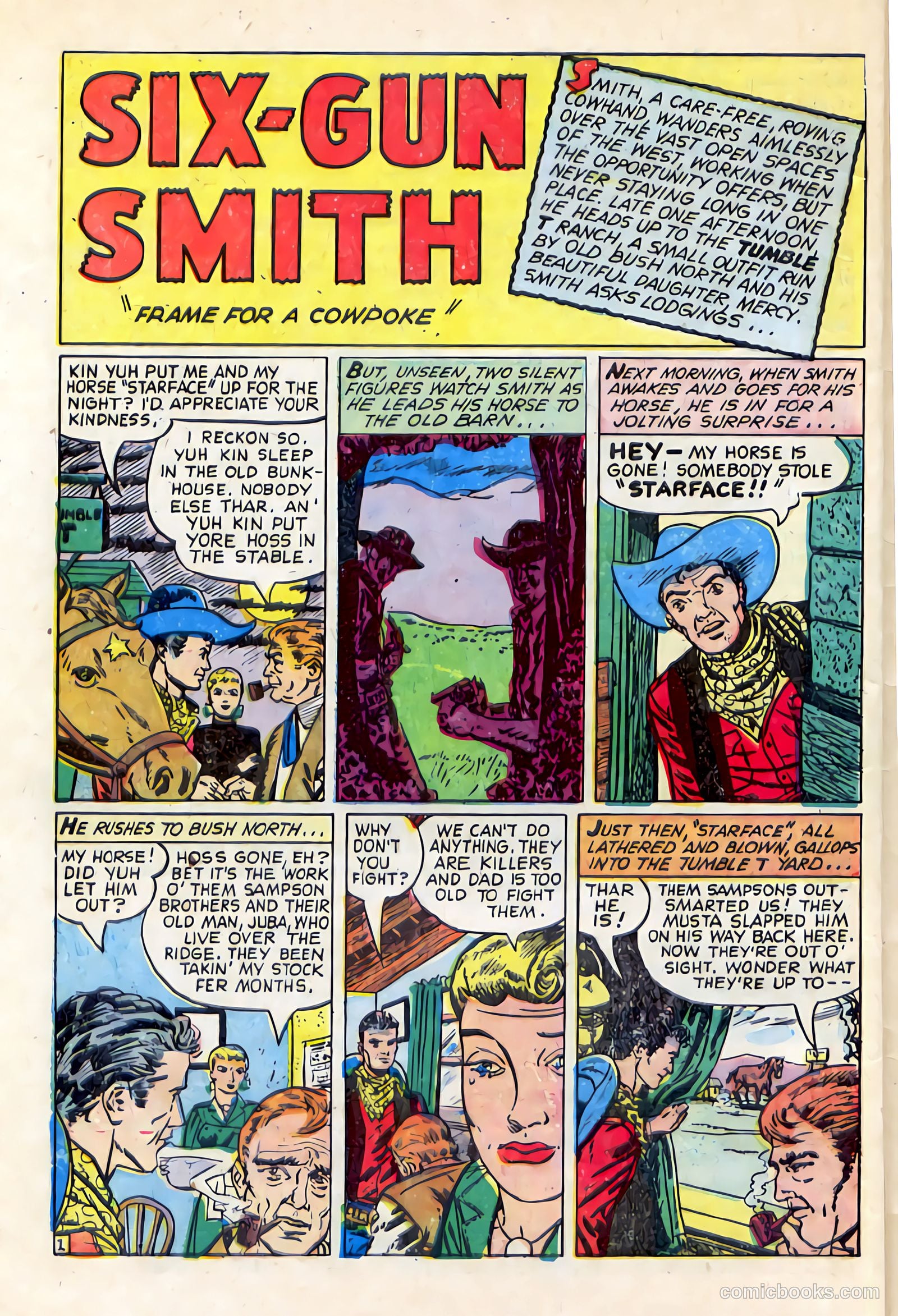 Western Crime Busters #8 (1951) — page 28 of 36