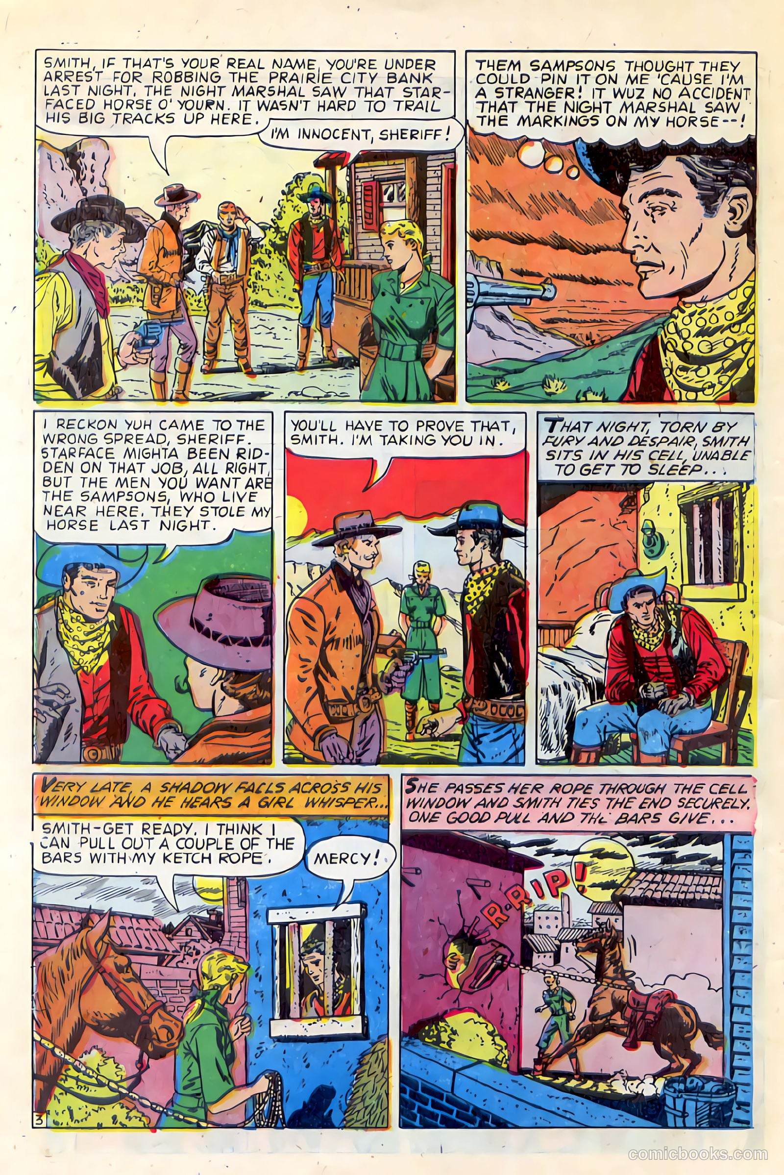 Western Crime Busters #8 (1951) — page 30 of 36