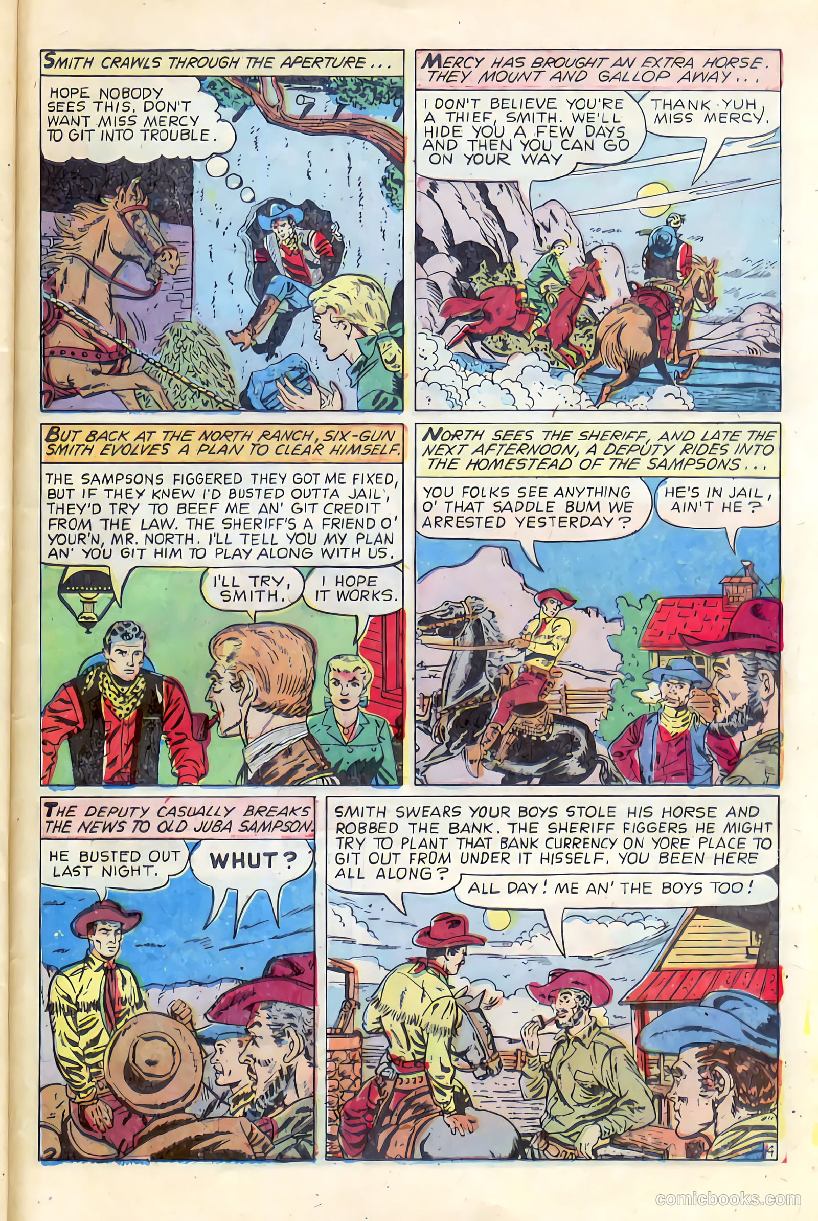Western Crime Busters #8 (1951) — page 31 of 36