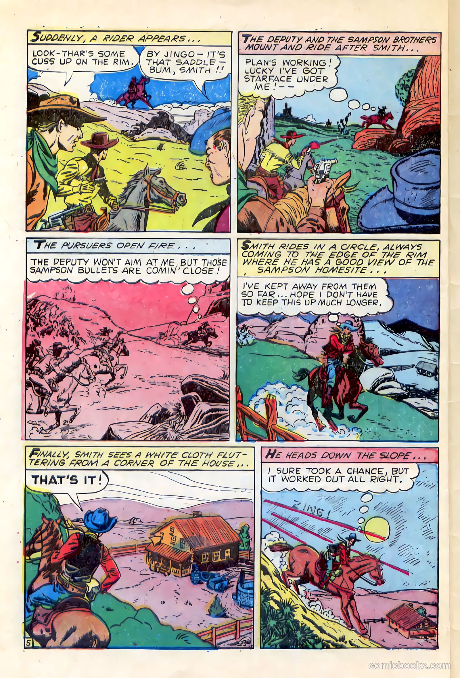 Western Crime Busters #8 (1951) — page 32 of 36