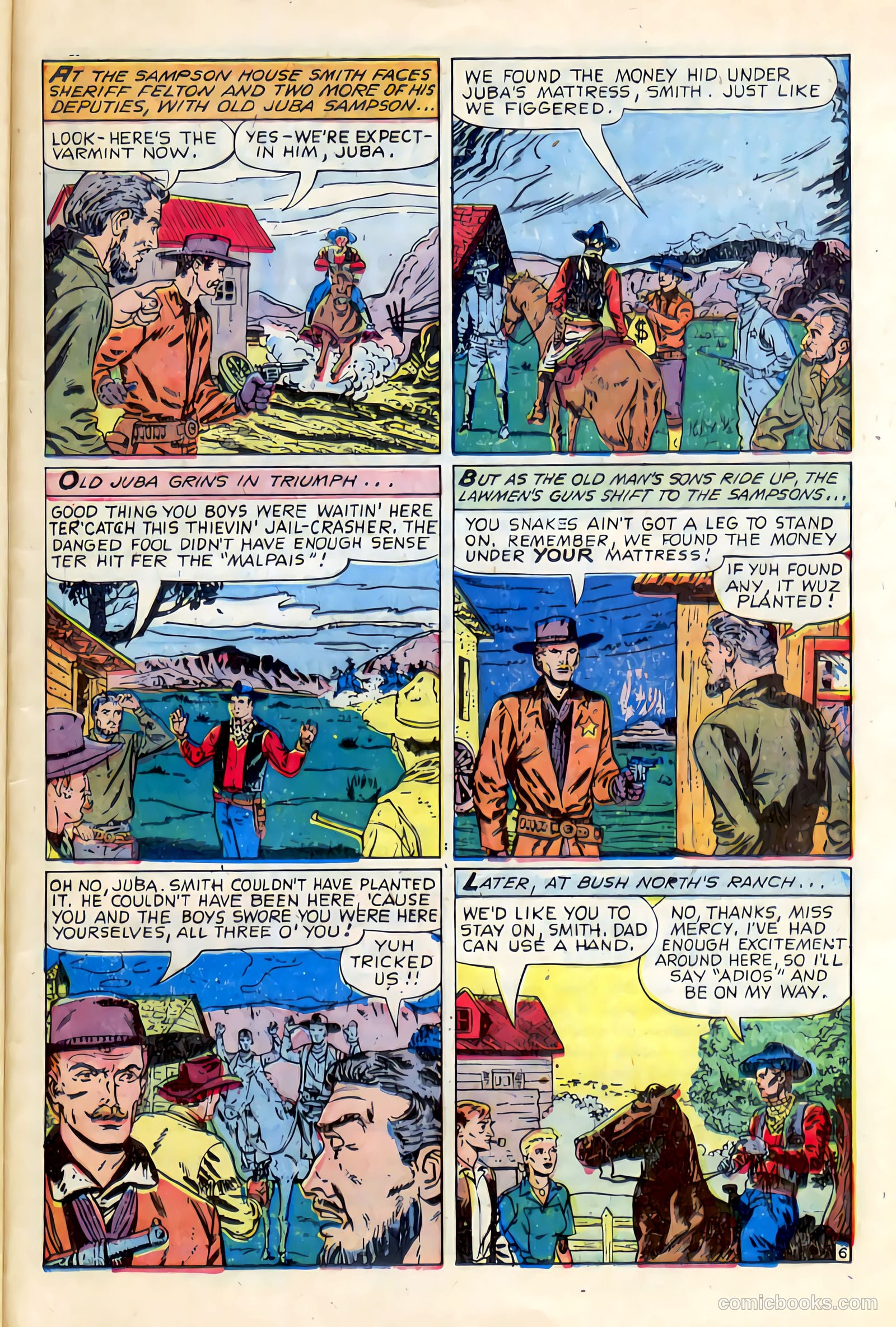 Western Crime Busters #8 (1951) — page 33 of 36