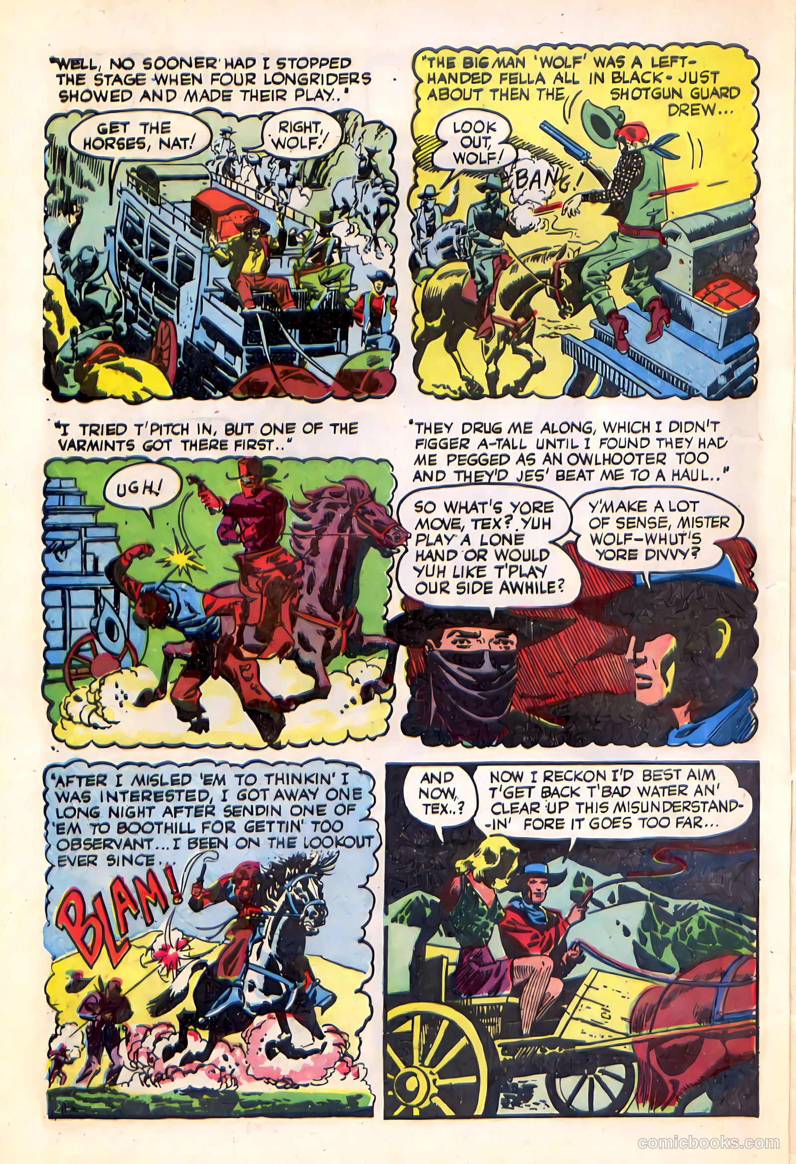 Western Crime Busters #9 (1952) — page 4 of 36