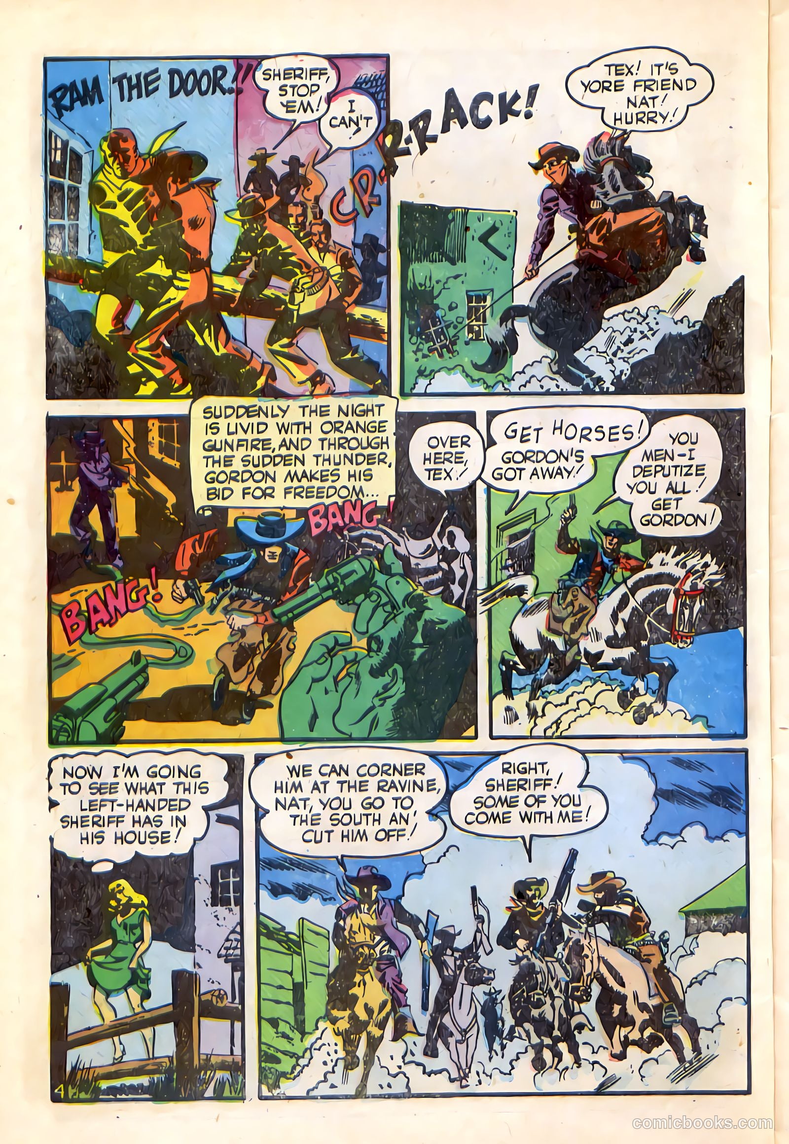Western Crime Busters #9 (1952) — page 6 of 36