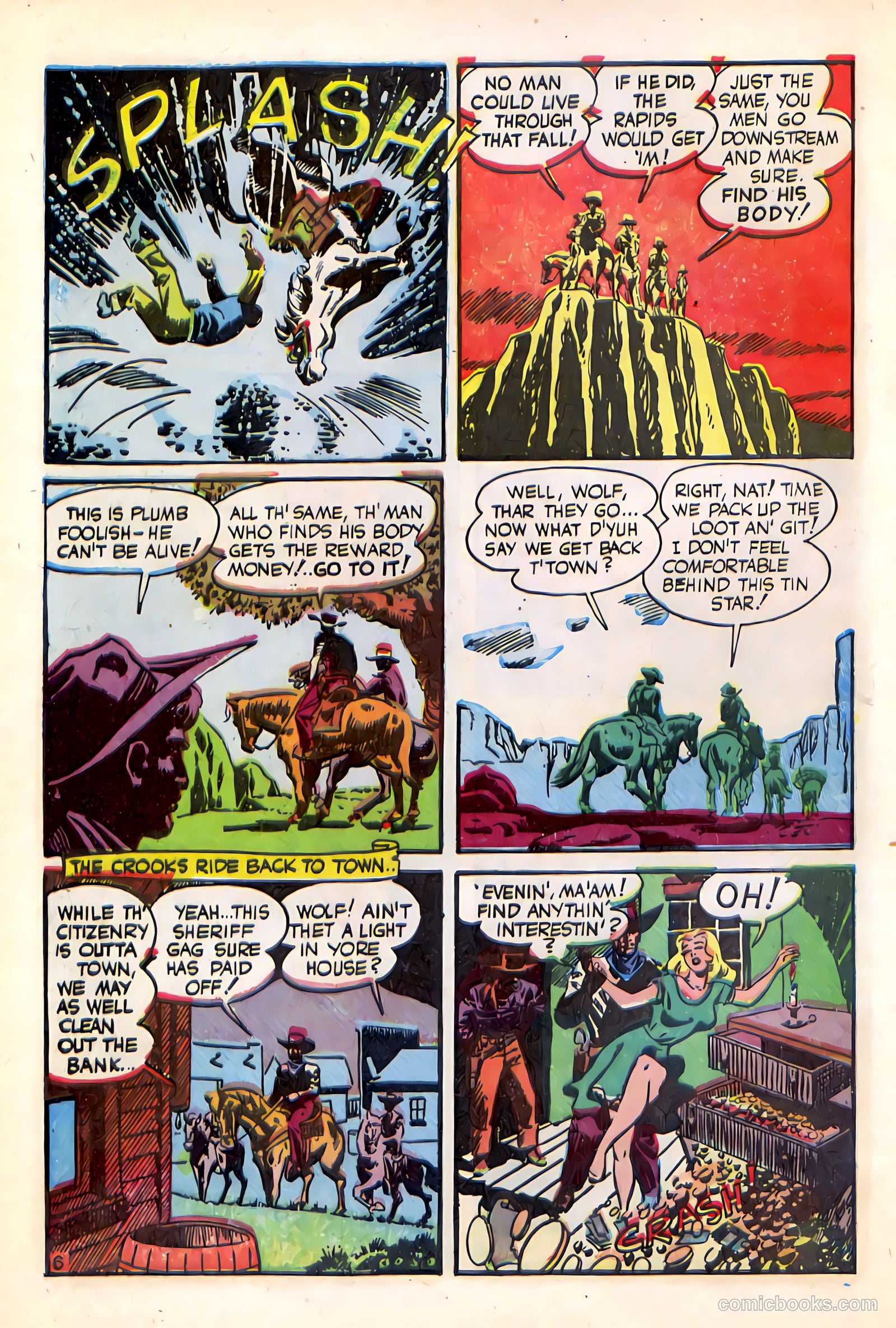 Western Crime Busters #9 (1952) — page 8 of 36