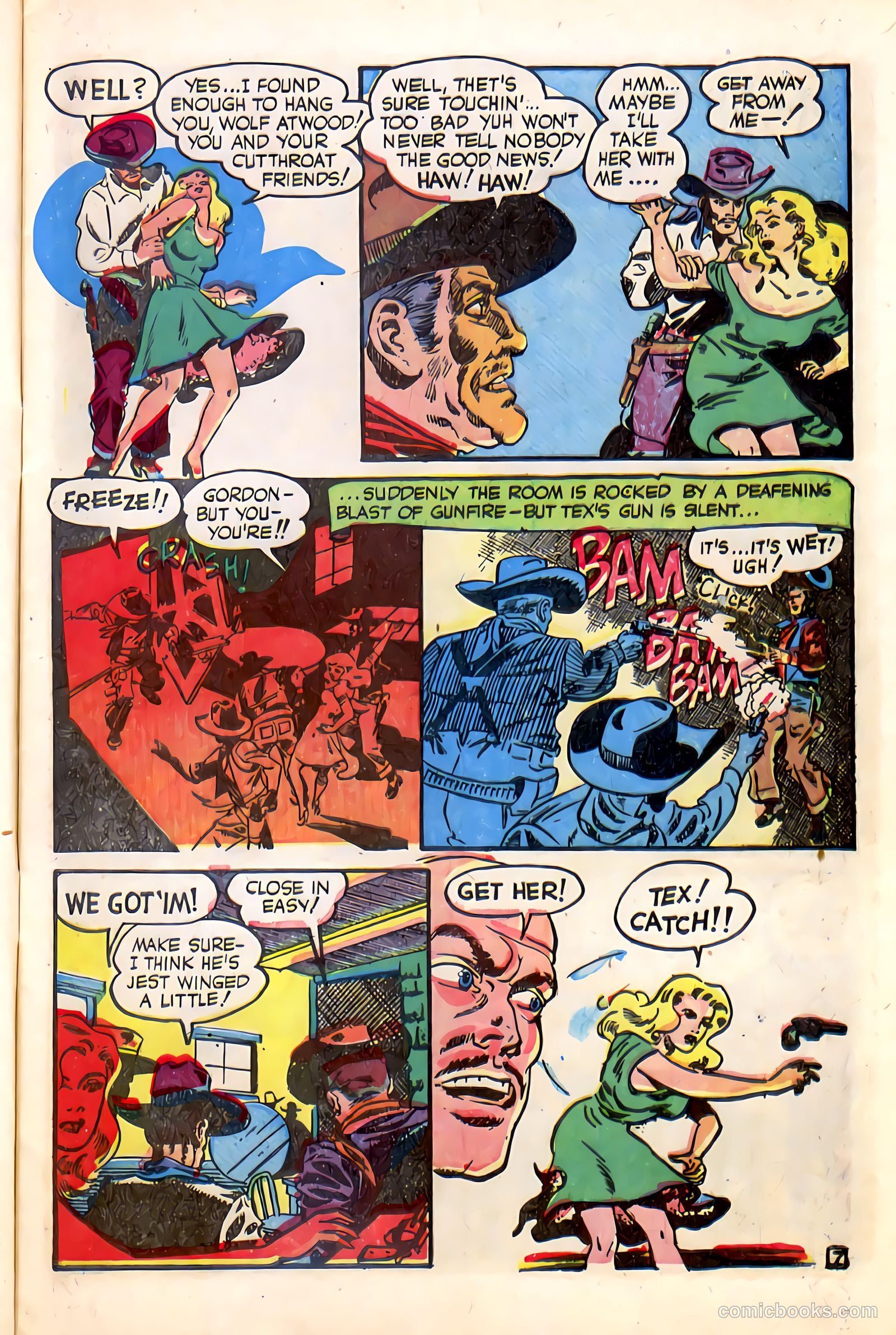 Western Crime Busters #9 (1952) — page 9 of 36