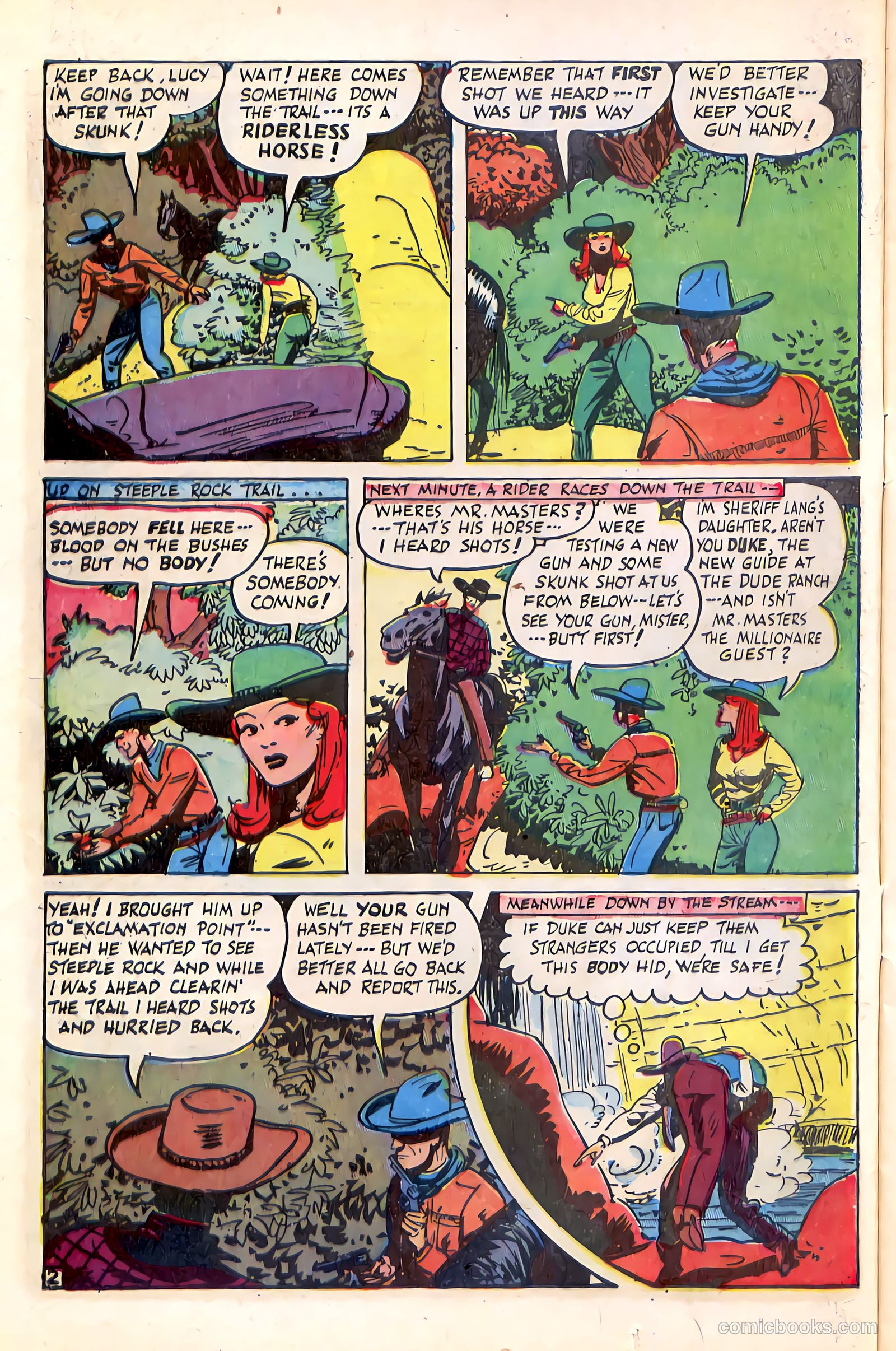 Western Crime Busters #9 (1952) — page 12 of 36