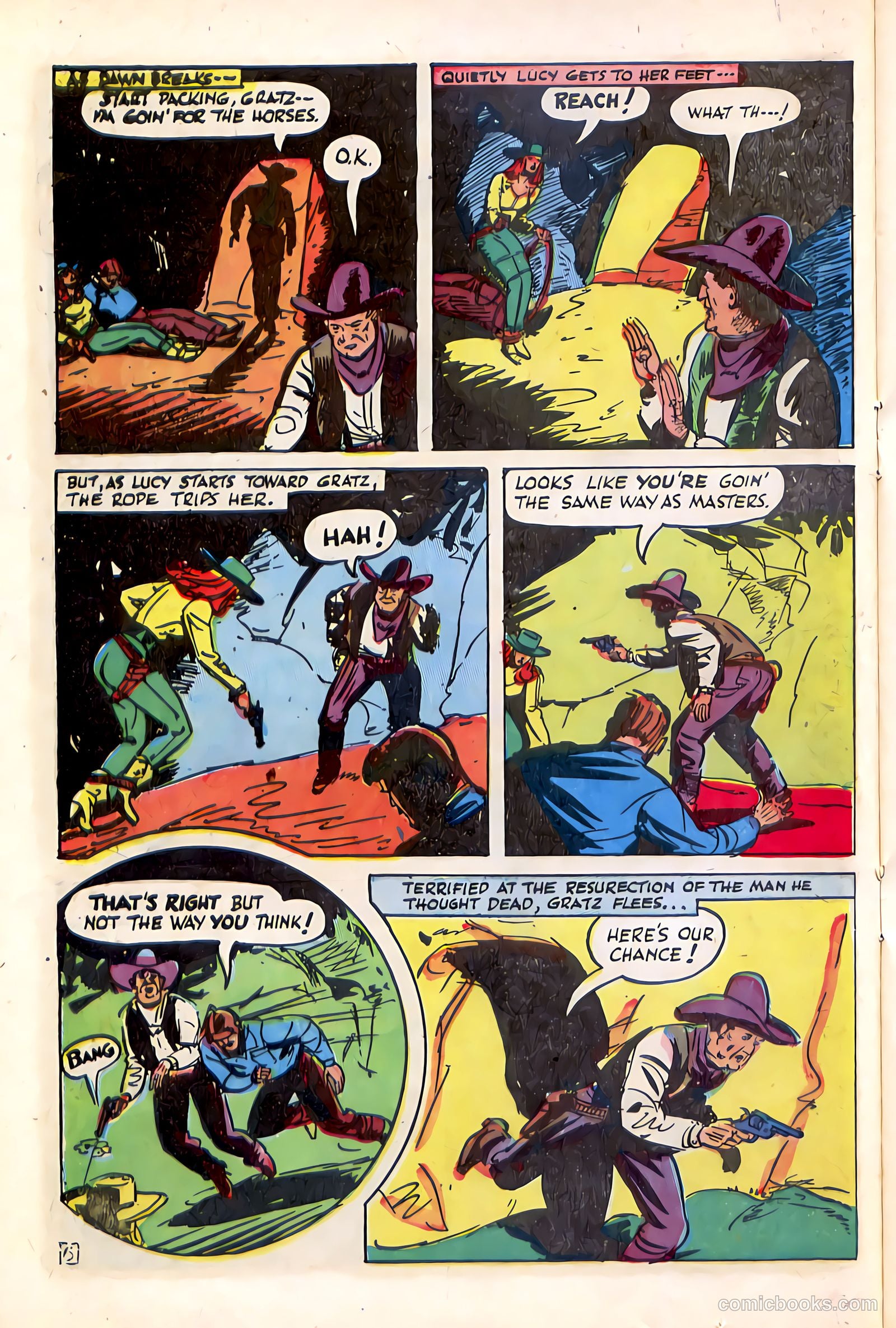 Western Crime Busters #9 (1952) — page 16 of 36