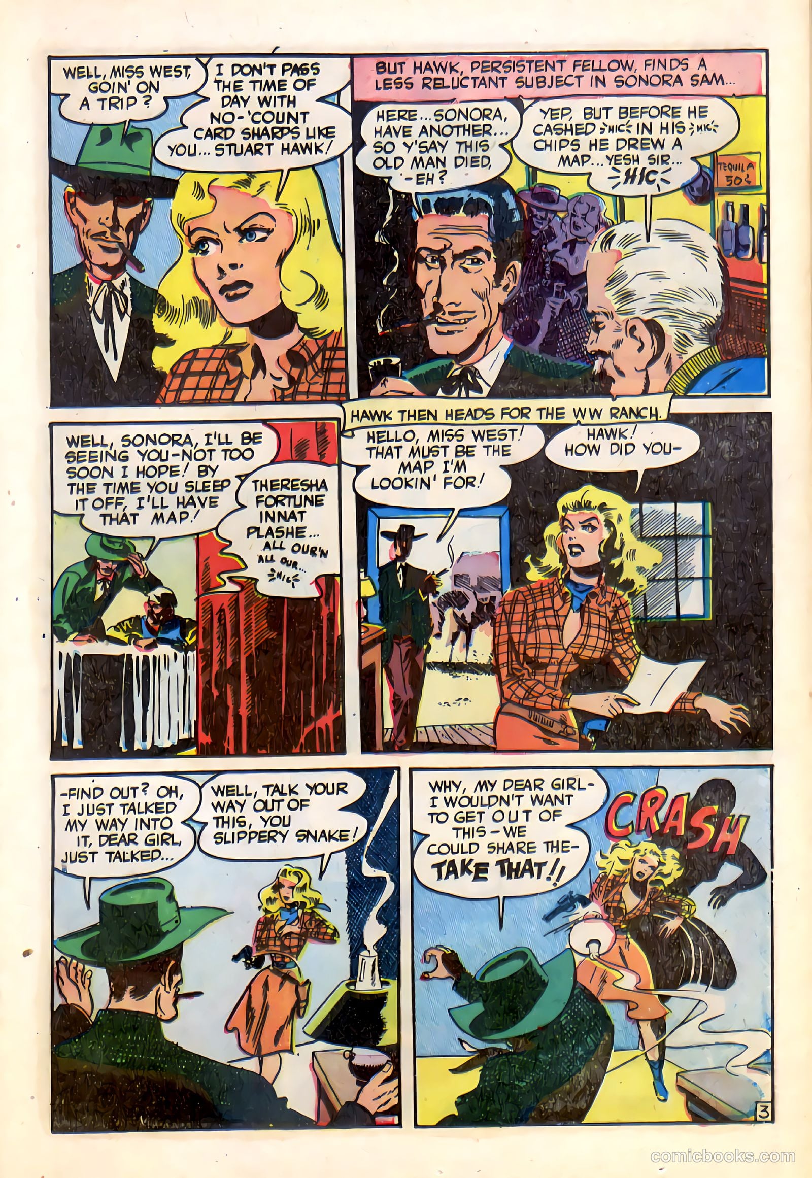 Western Crime Busters #9 (1952) — page 21 of 36