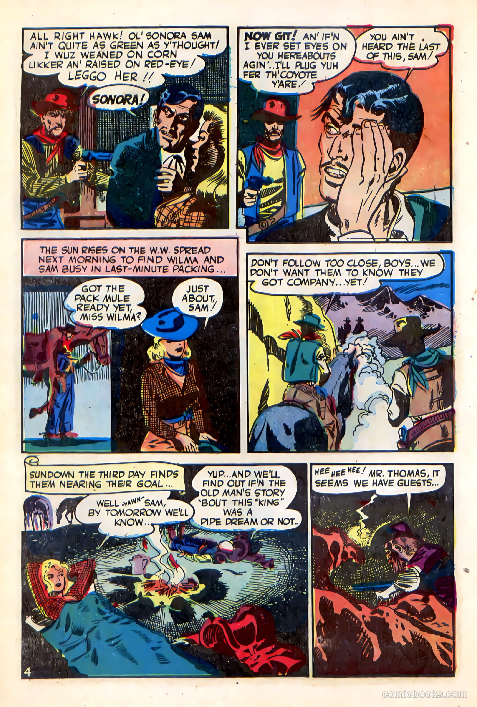 Western Crime Busters #9 (1952) — page 22 of 36