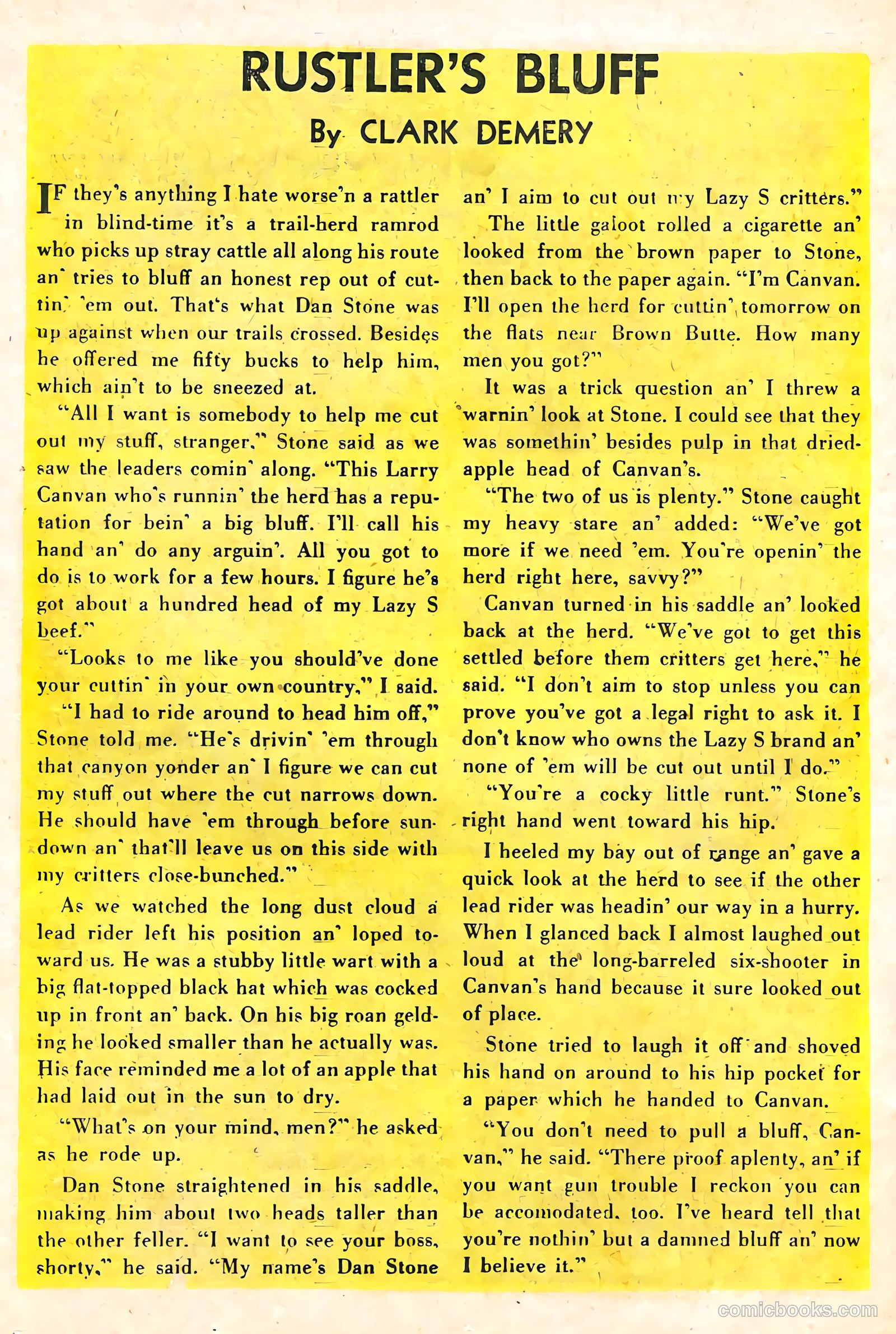 Western Crime Busters #9 (1952) — page 26 of 36