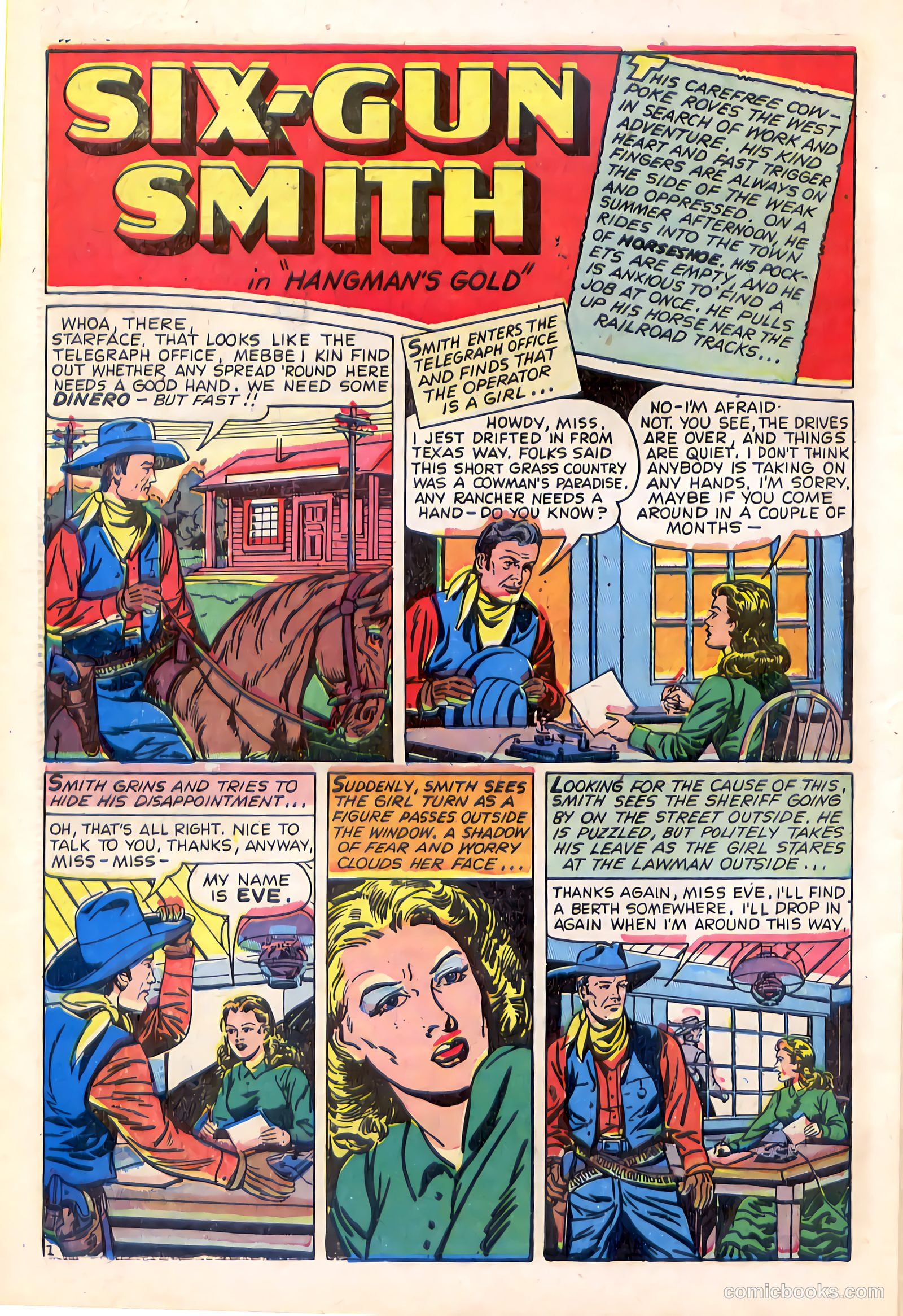 Western Crime Busters #9 (1952) — page 28 of 36