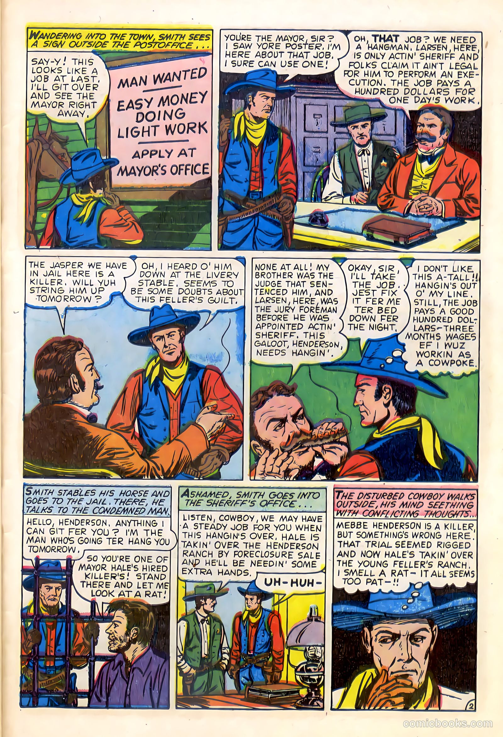 Western Crime Busters #9 (1952) — page 29 of 36