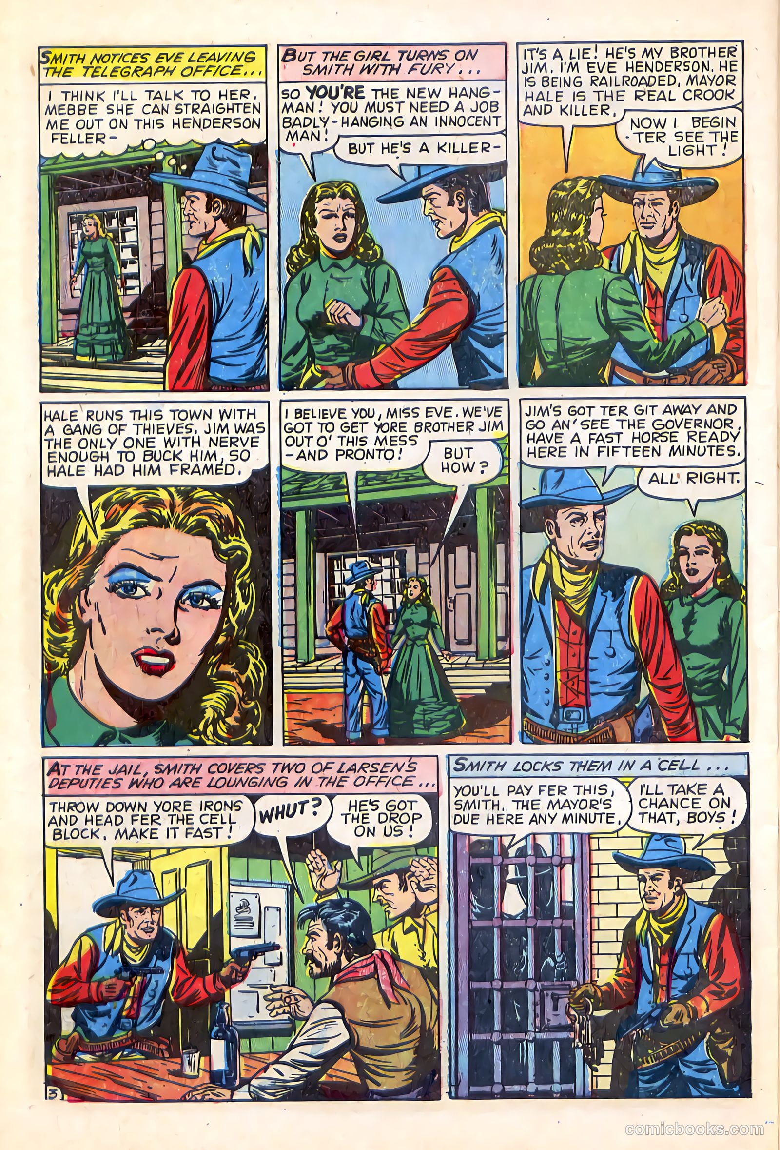 Western Crime Busters #9 (1952) — page 30 of 36